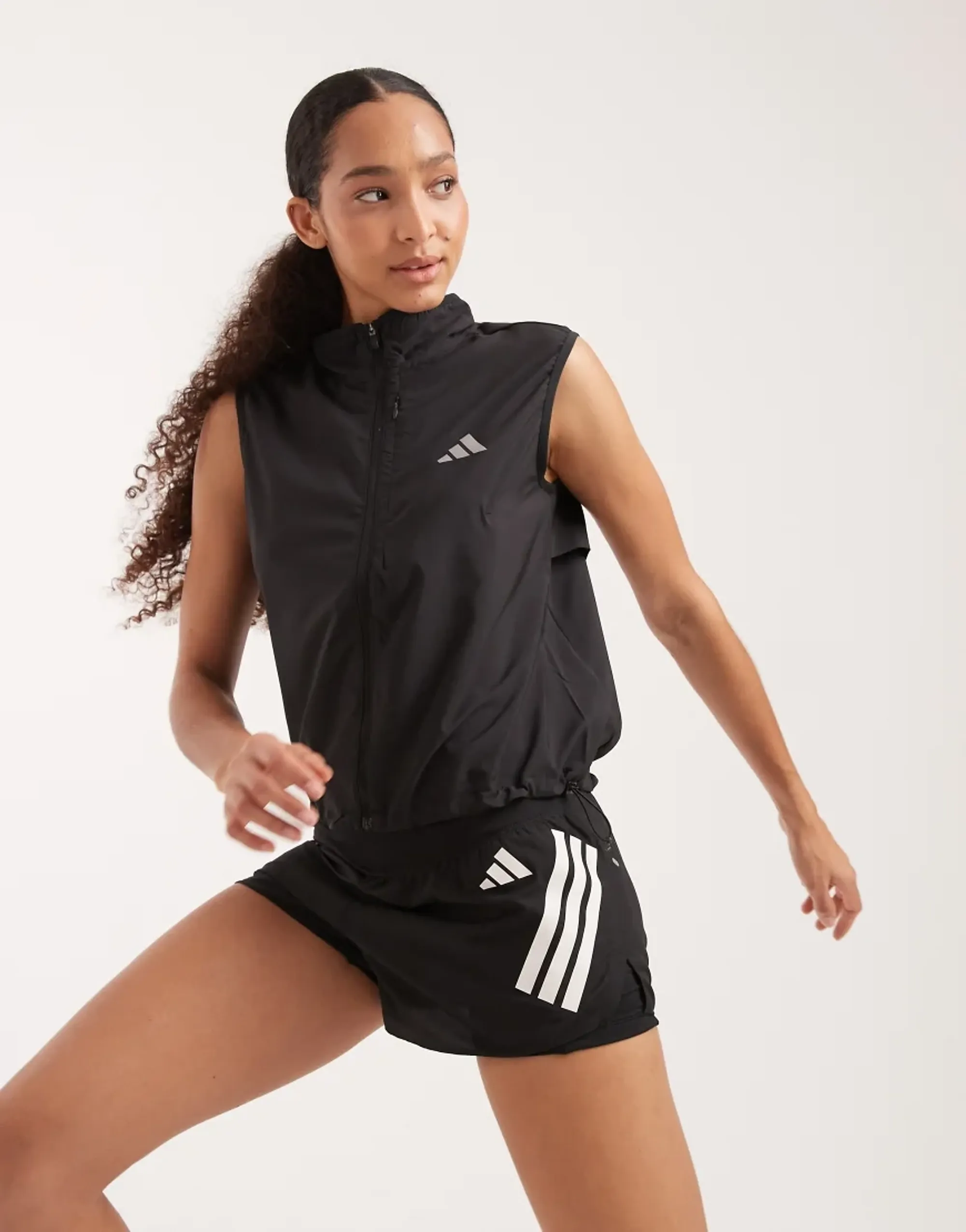 Adidas Performance Adi365 Running Essentials Vest In Black