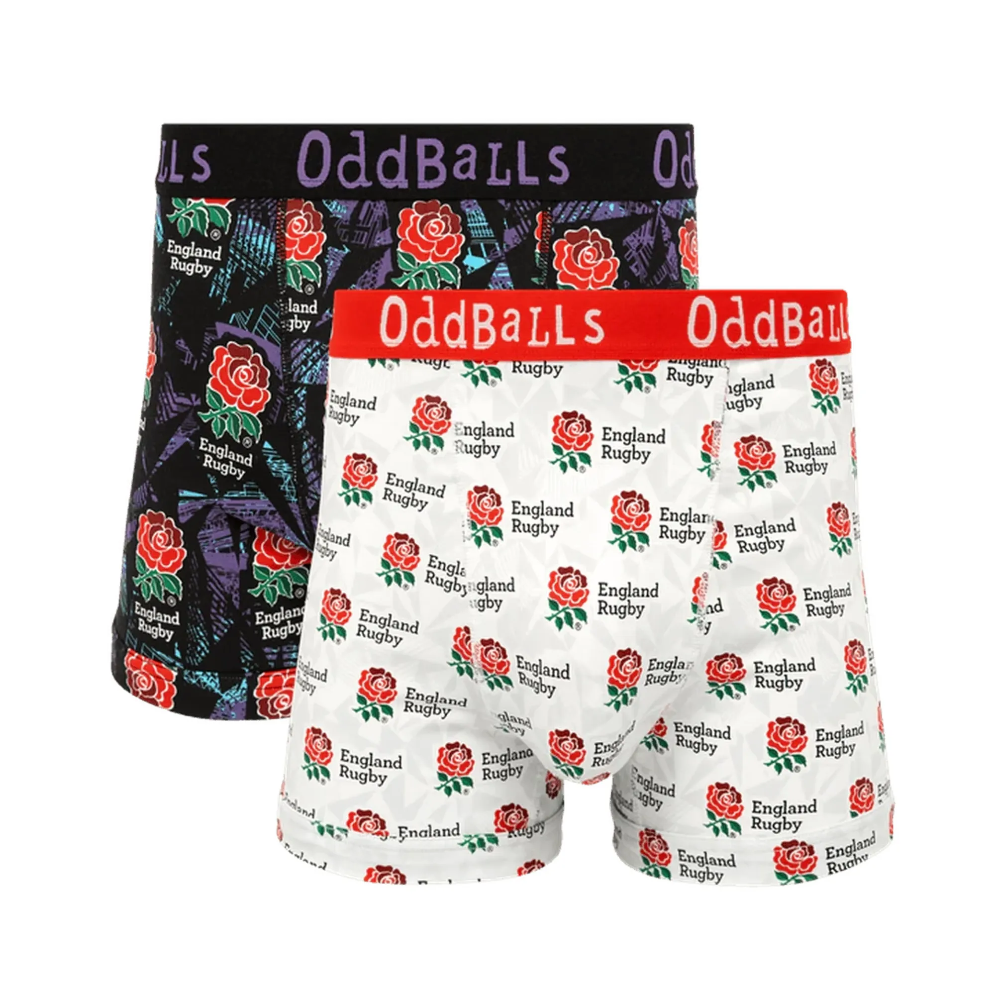England Rugby Union 25 Bundle - Mens Boxer Shorts 2 Pack