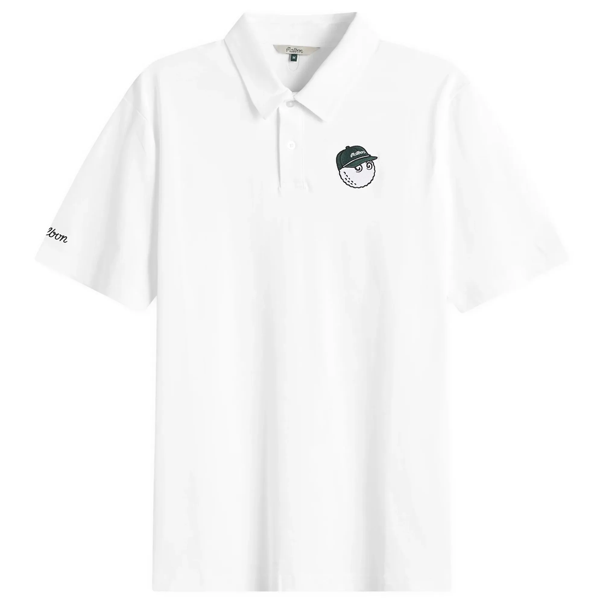 Malbon Men's Fairway Baldwin Polo Shirt White