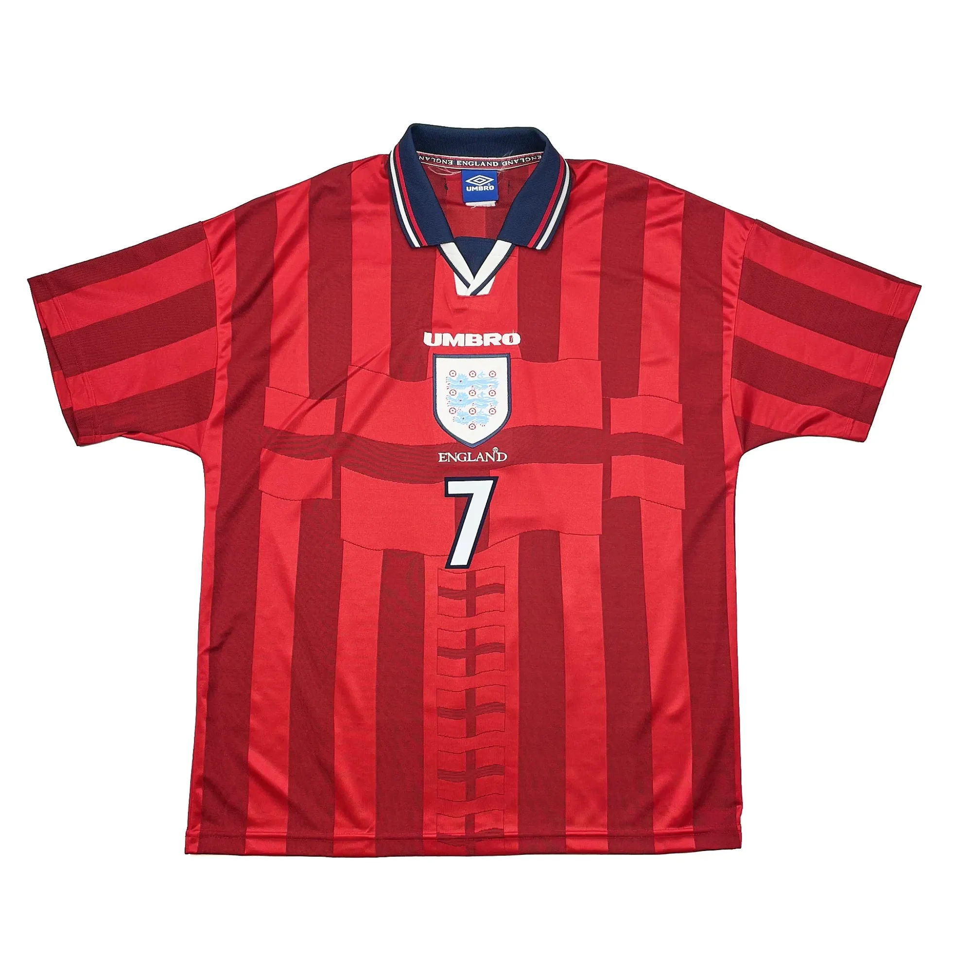 1997/99 ENGLAND BECKHAM #7 AWAY SHIRT (L) UMBRO | CULT KITS | CKits ...