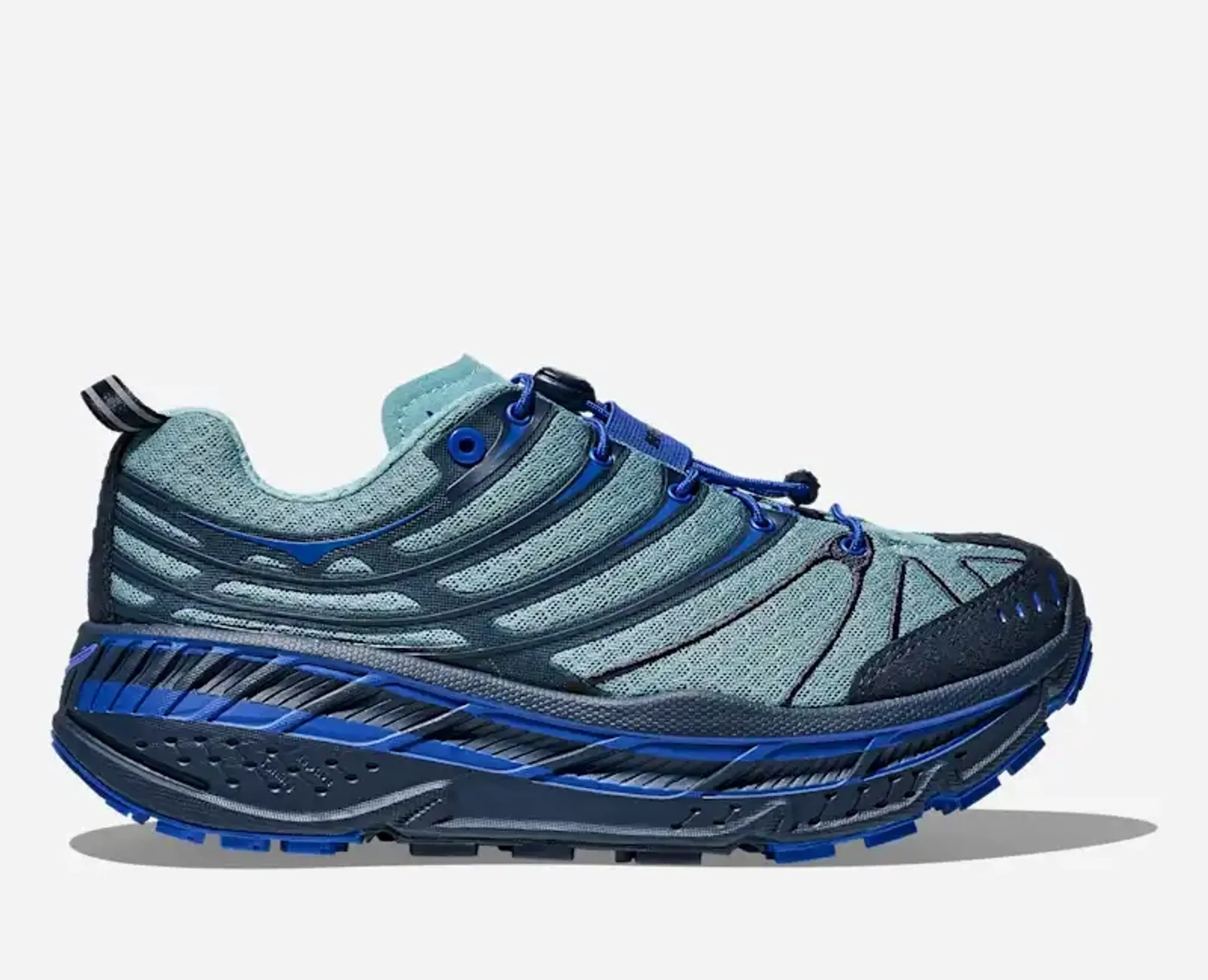Hoka Stinson Evo Og Lifestyle Shoes In Varsity Navy/Sea Water