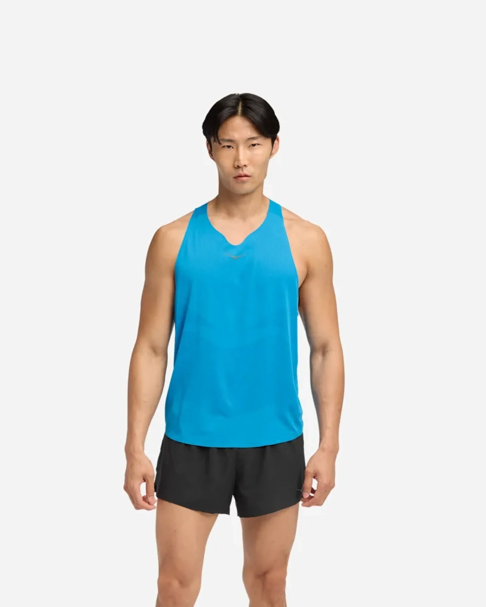 Hoka Men's Race Day Singlet In Hoka Blue
