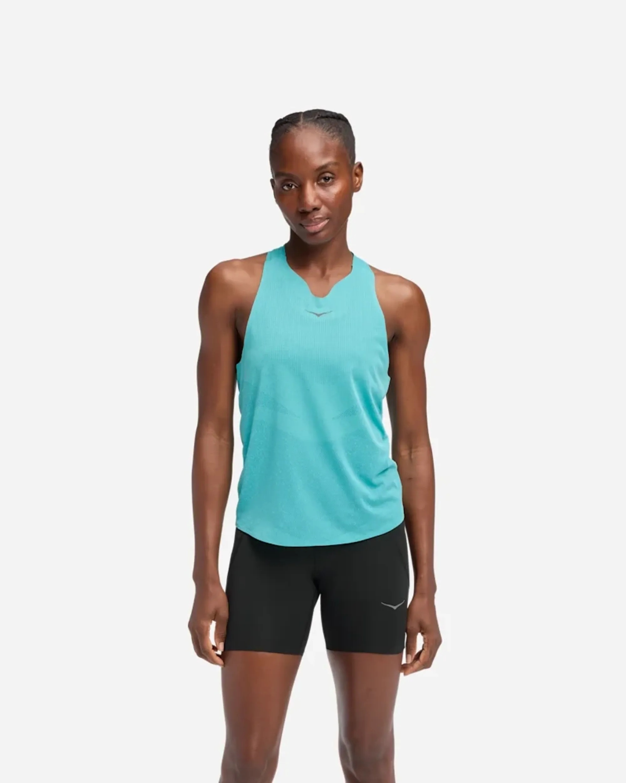 Hoka Women's Race Day Singlet In Cielo Blue