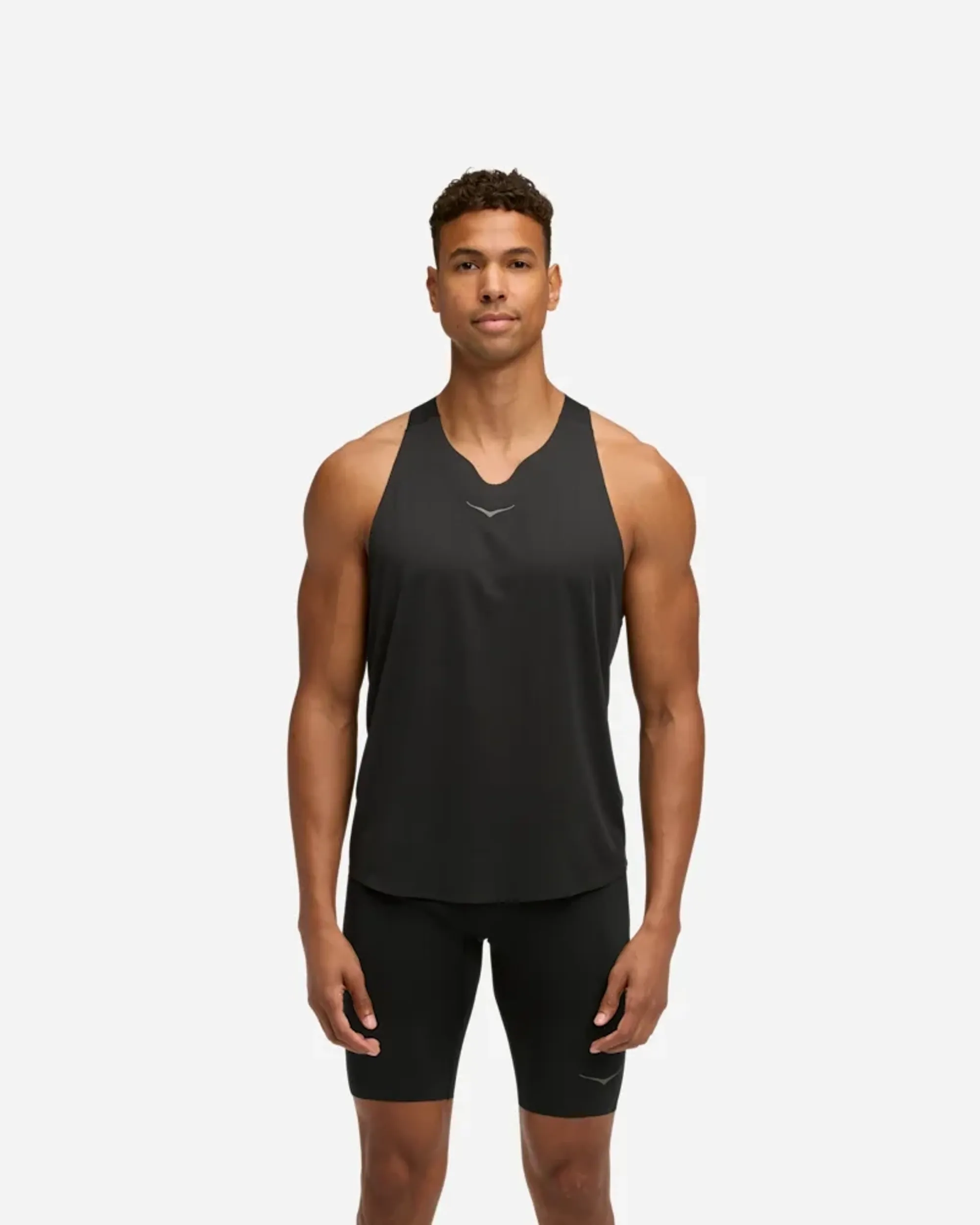 Hoka Men's Race Day Singlet In Black