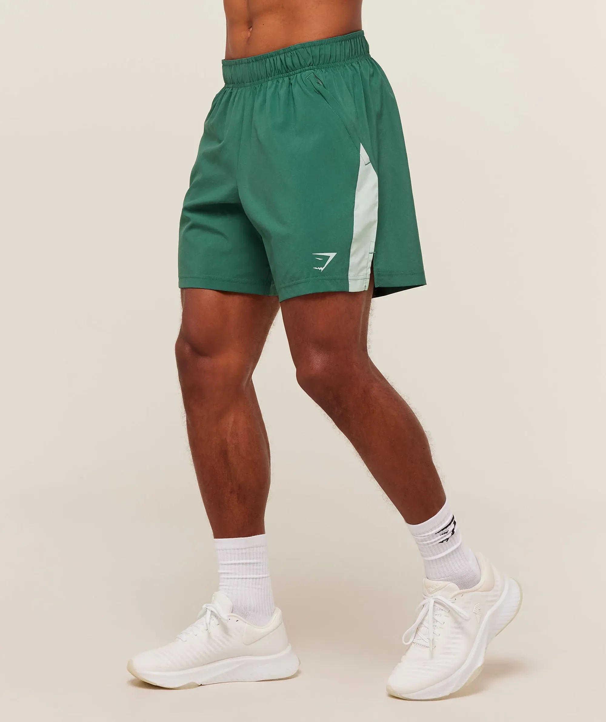 Gymshark Sport  7" Shorts - Lift Green/Clay Green