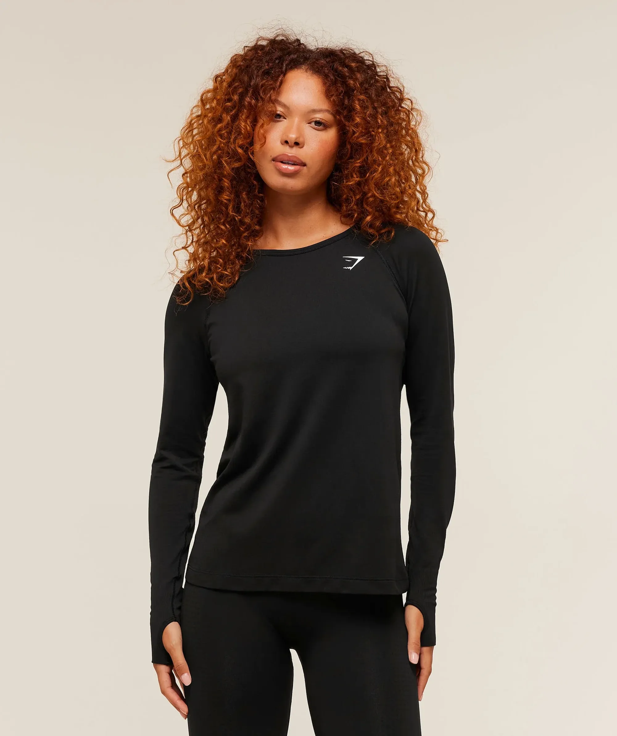 Gymshark Vital Light Long Sleeve Top - Black