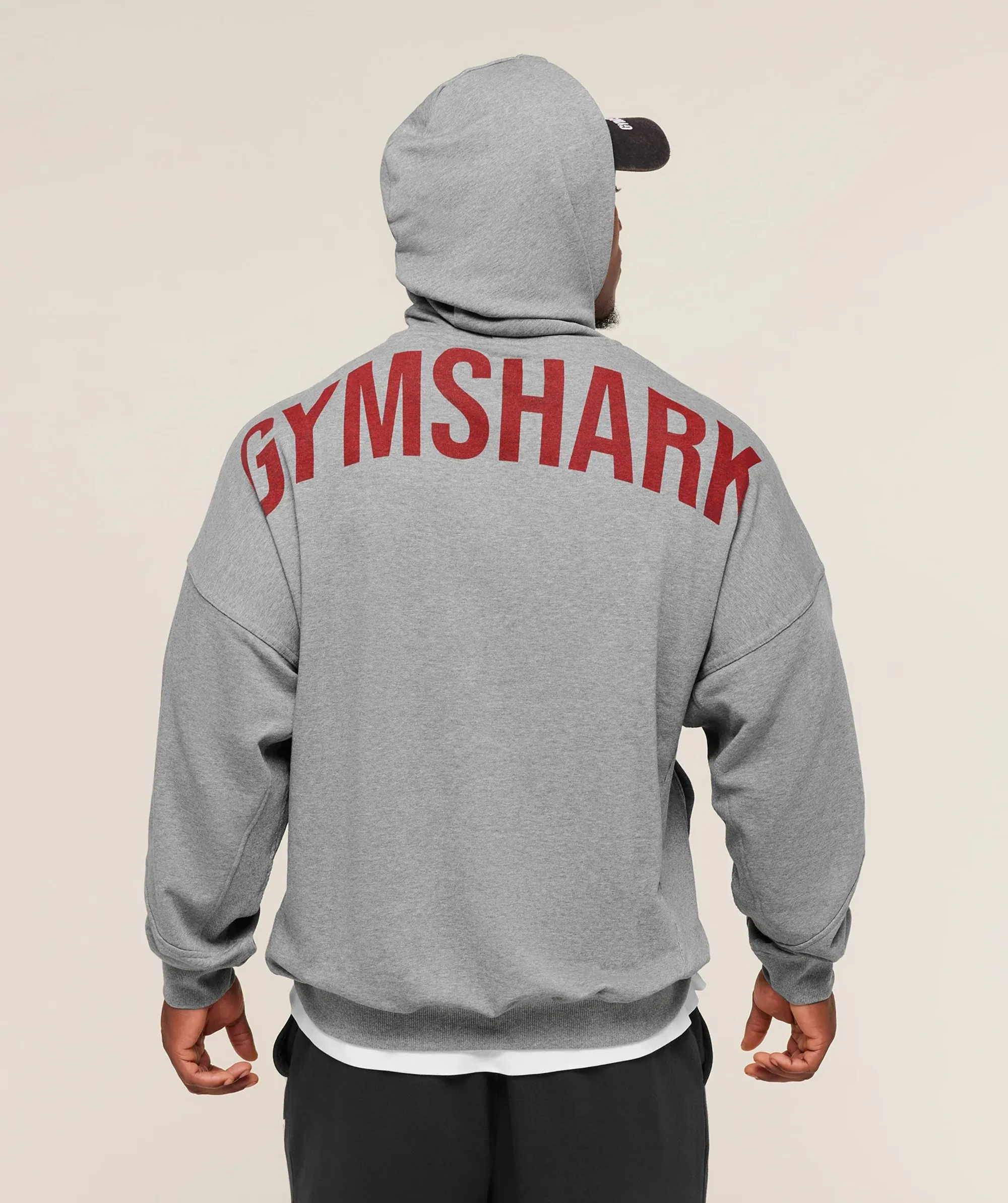 Gymshark Power Hoodie - Charcoal Core Marl