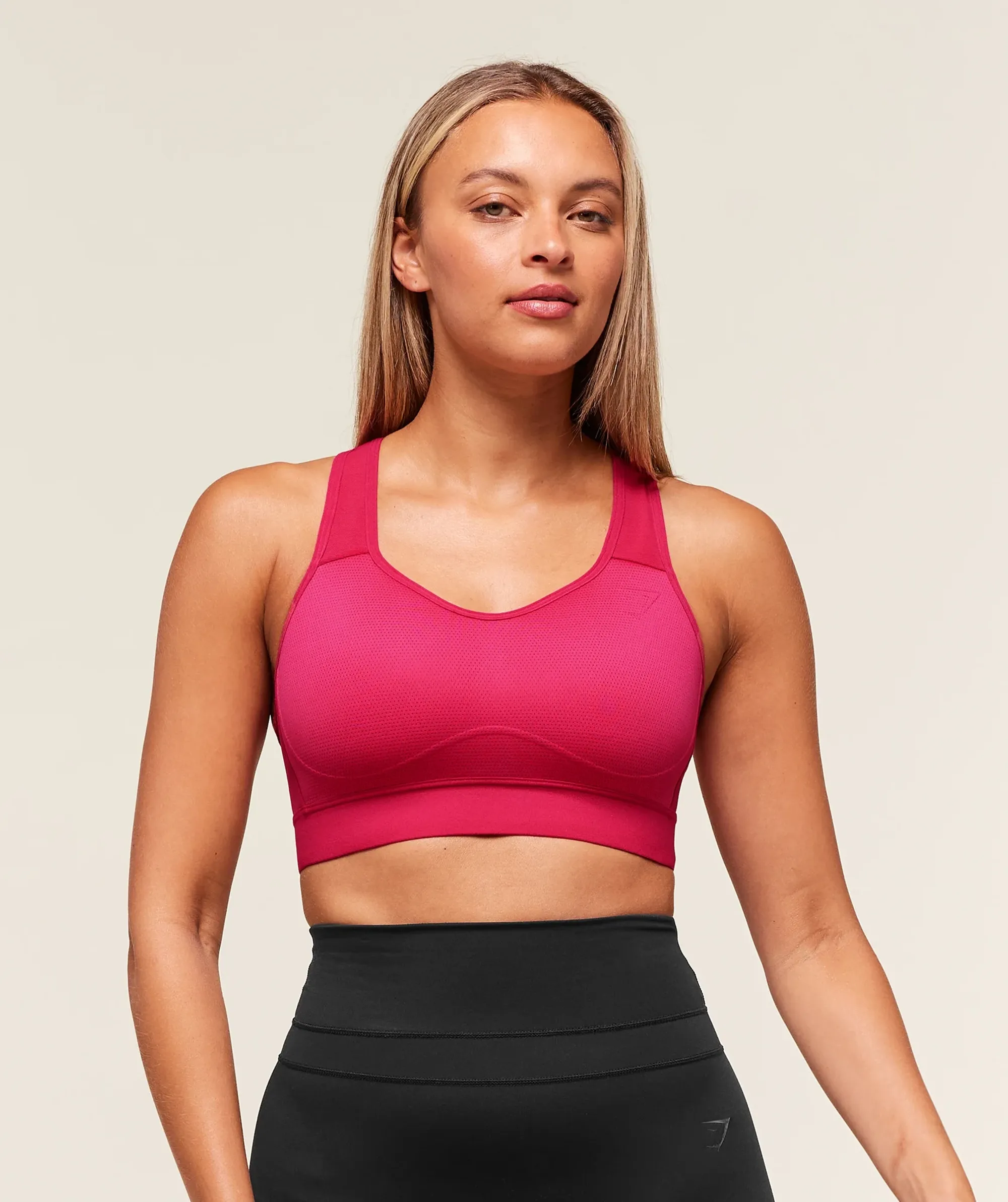 Gymshark Lightweight High Support Sports Bra - Build Pink