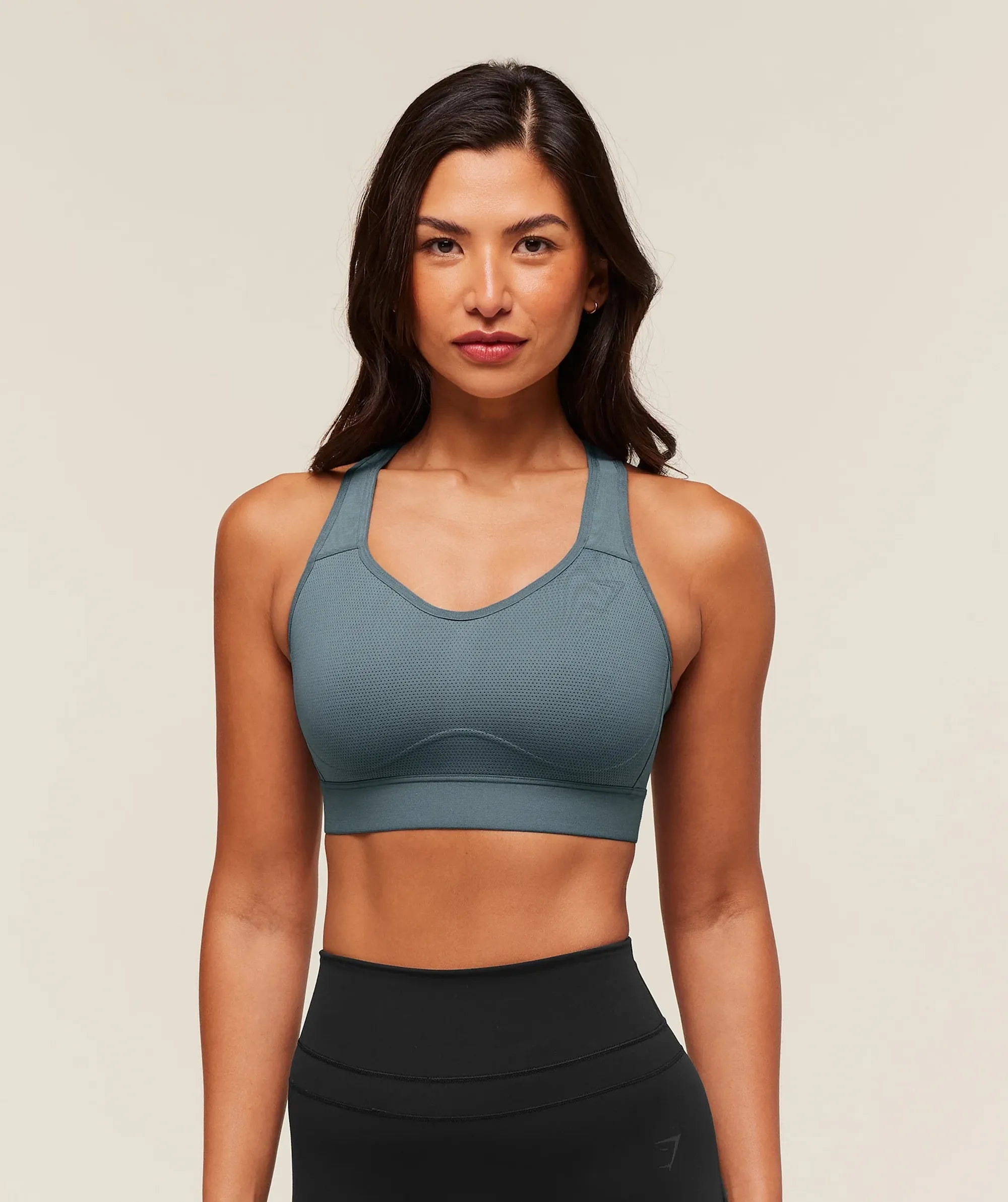 Gymshark Lightweight High Support Sports Bra - Iron Blue