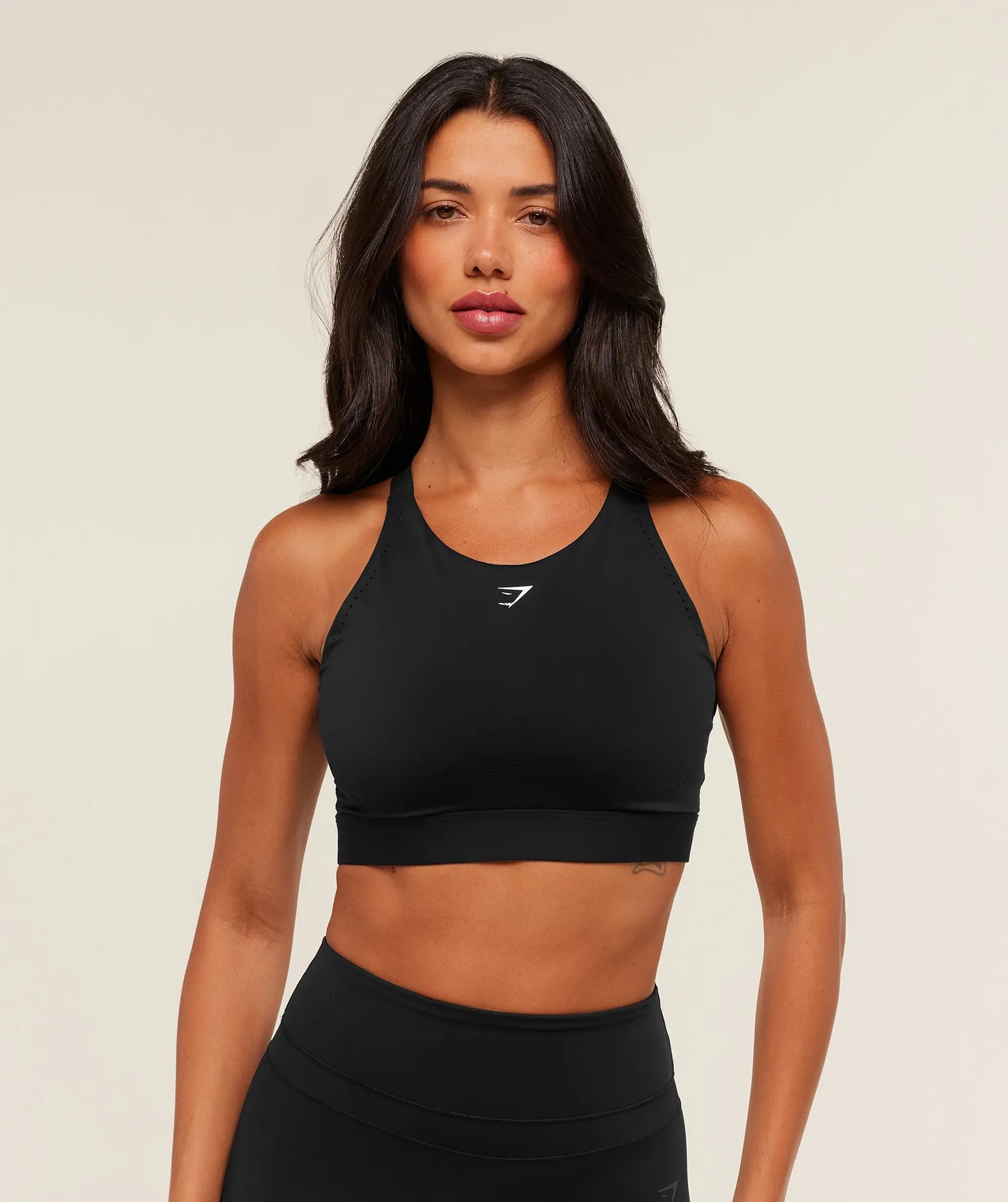 Gymshark High Coverage High Support Sports Bra - Black