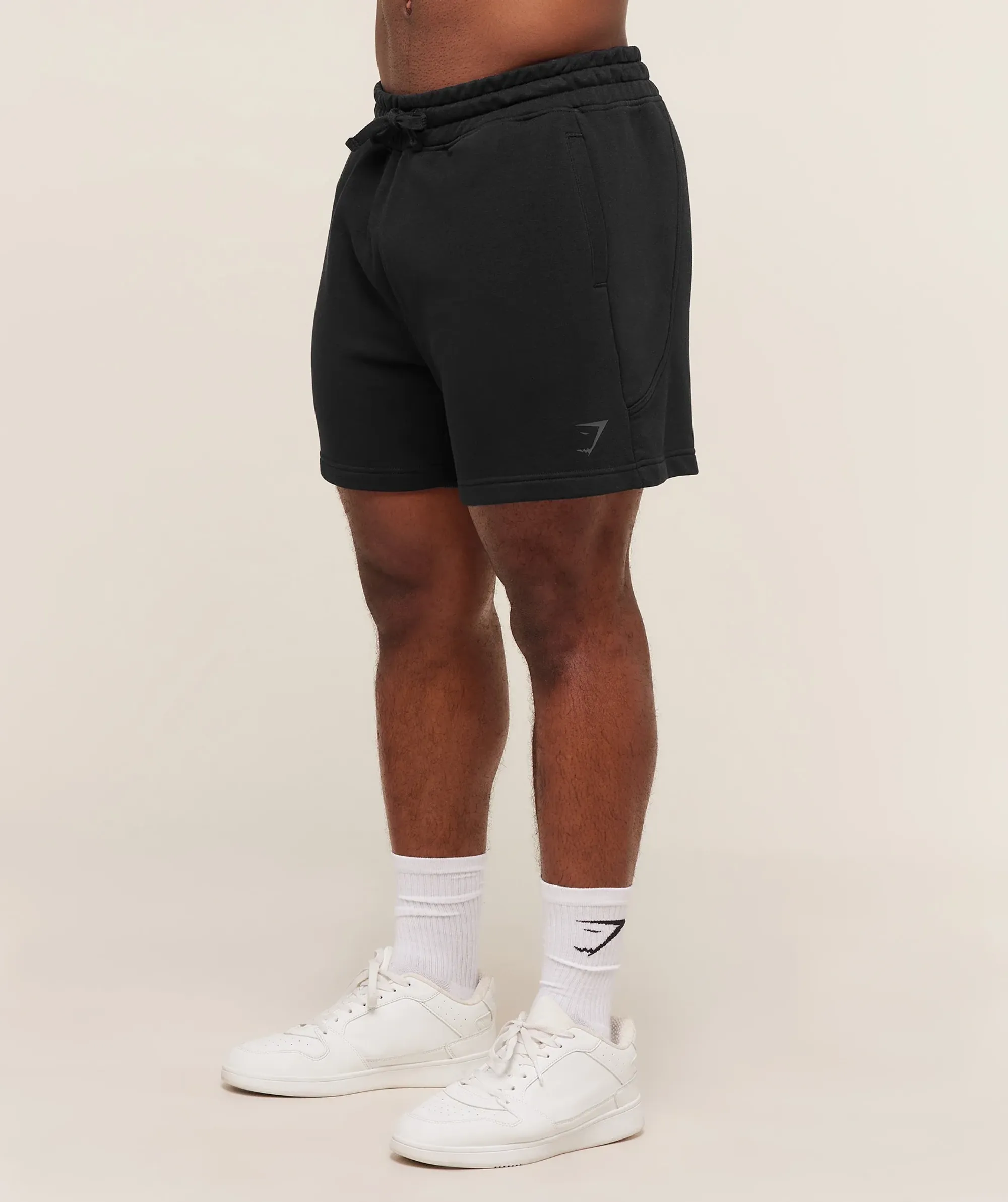 Gymshark Power 5" Shorts - Black/Asphalt Grey