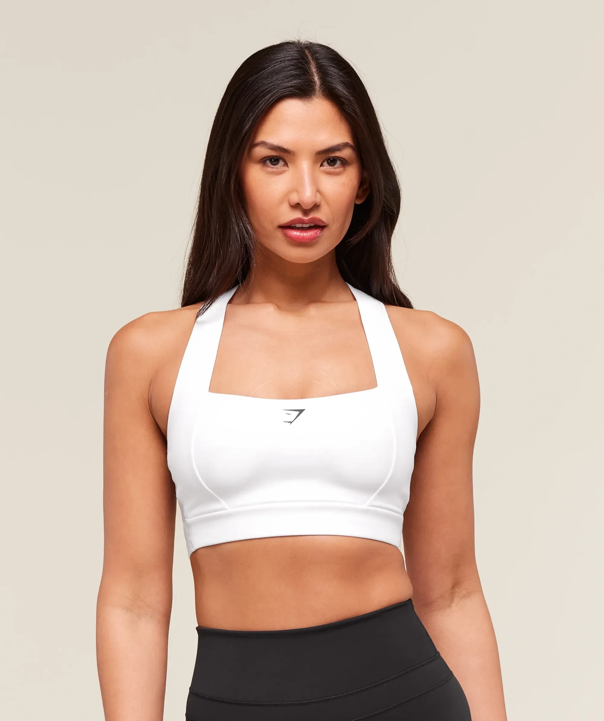 Gymshark Square Neck Sports Bra - White