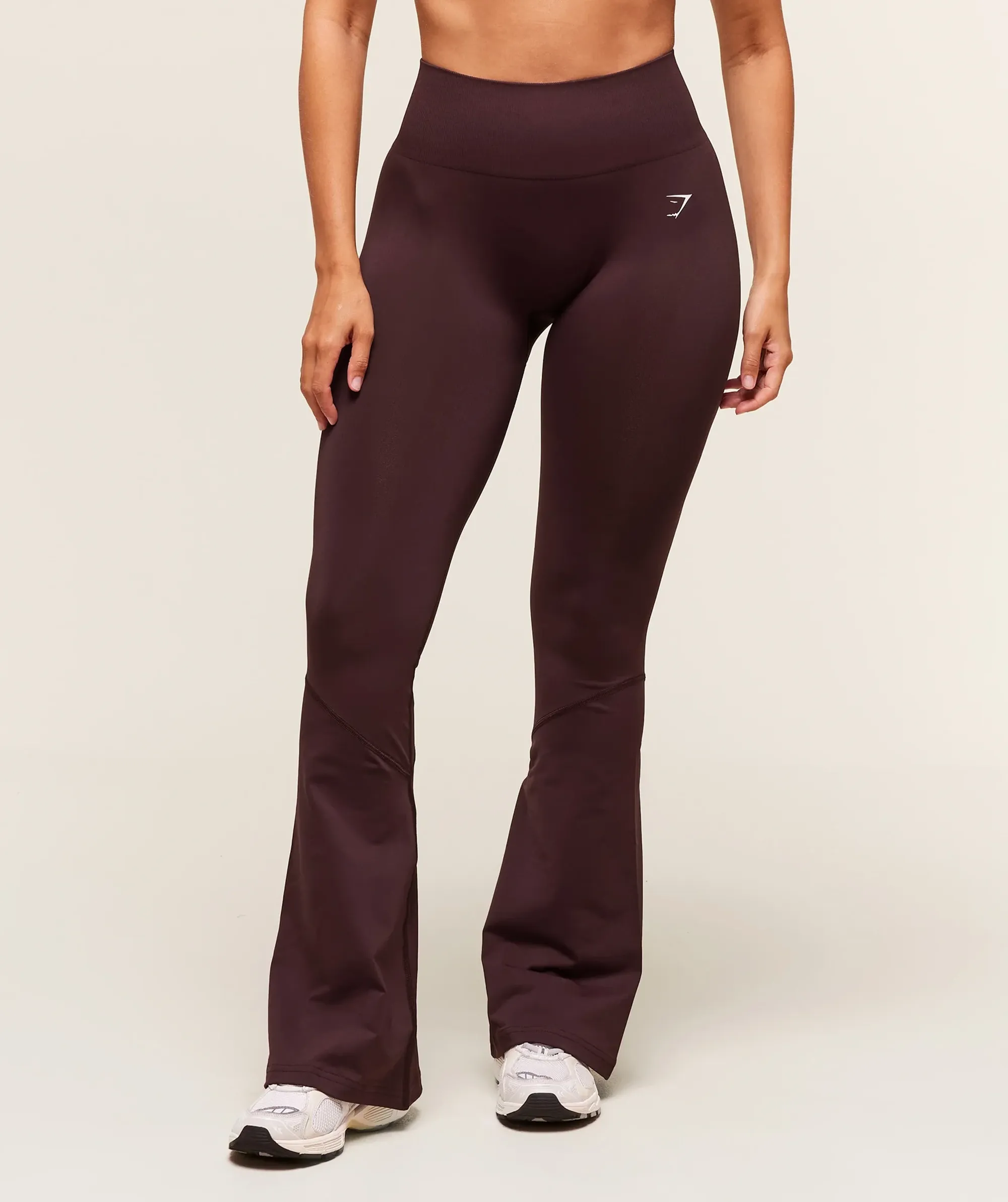 Gymshark Everyday Seamless Flared Leggings - Cherry Purple