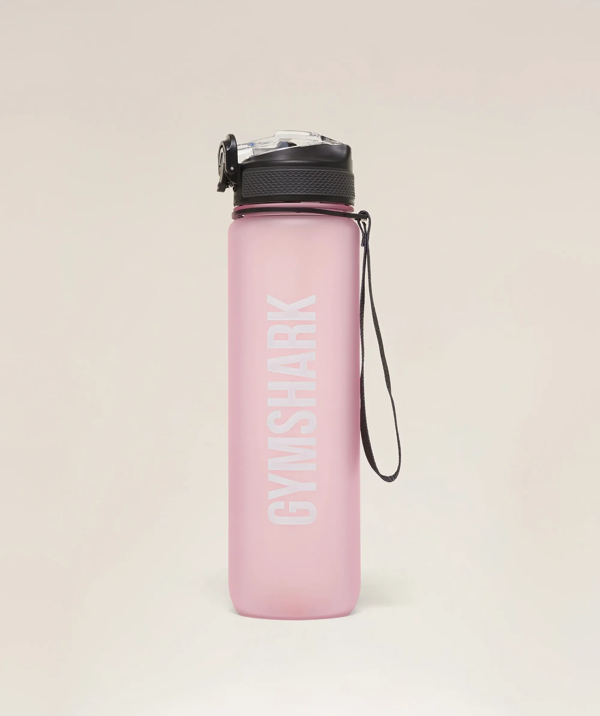 Gymshark Sports Bottle With Straw - Cloud Pink