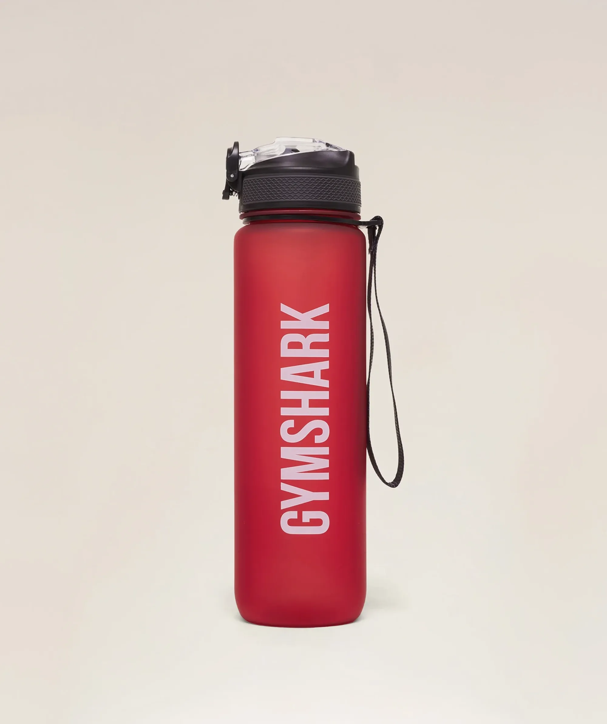Gymshark Sports Bottle With Straw - Athletic Burgundy
