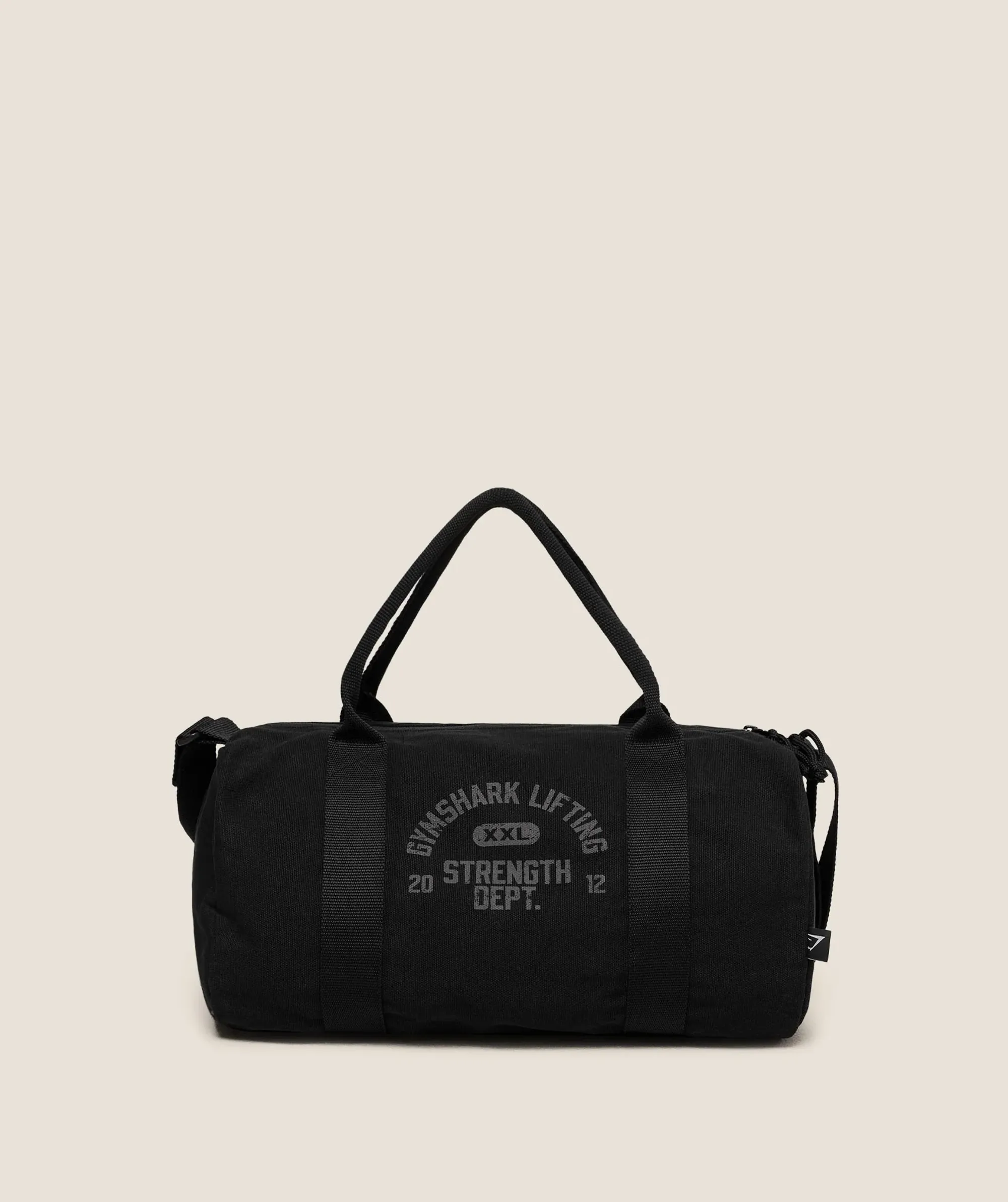 Gymshark Strength Dept Mini Canvas Duffle Bag - Black