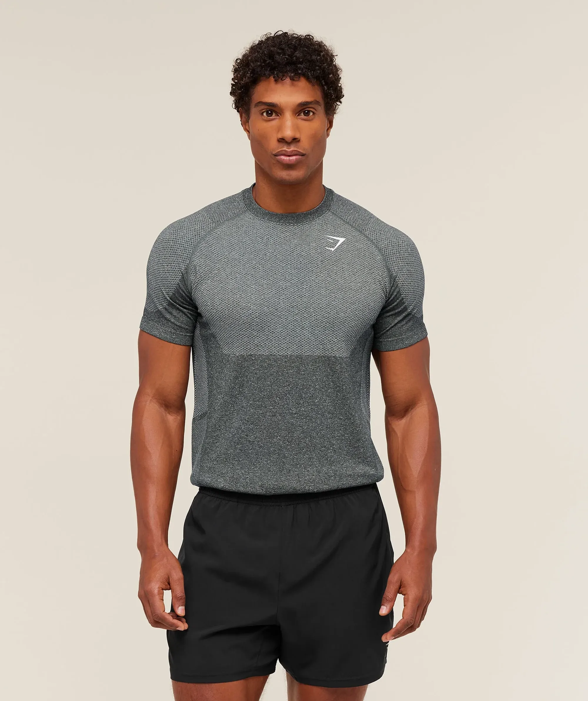 Gymshark Vital T-Shirt - Graphite Grey/Soft White