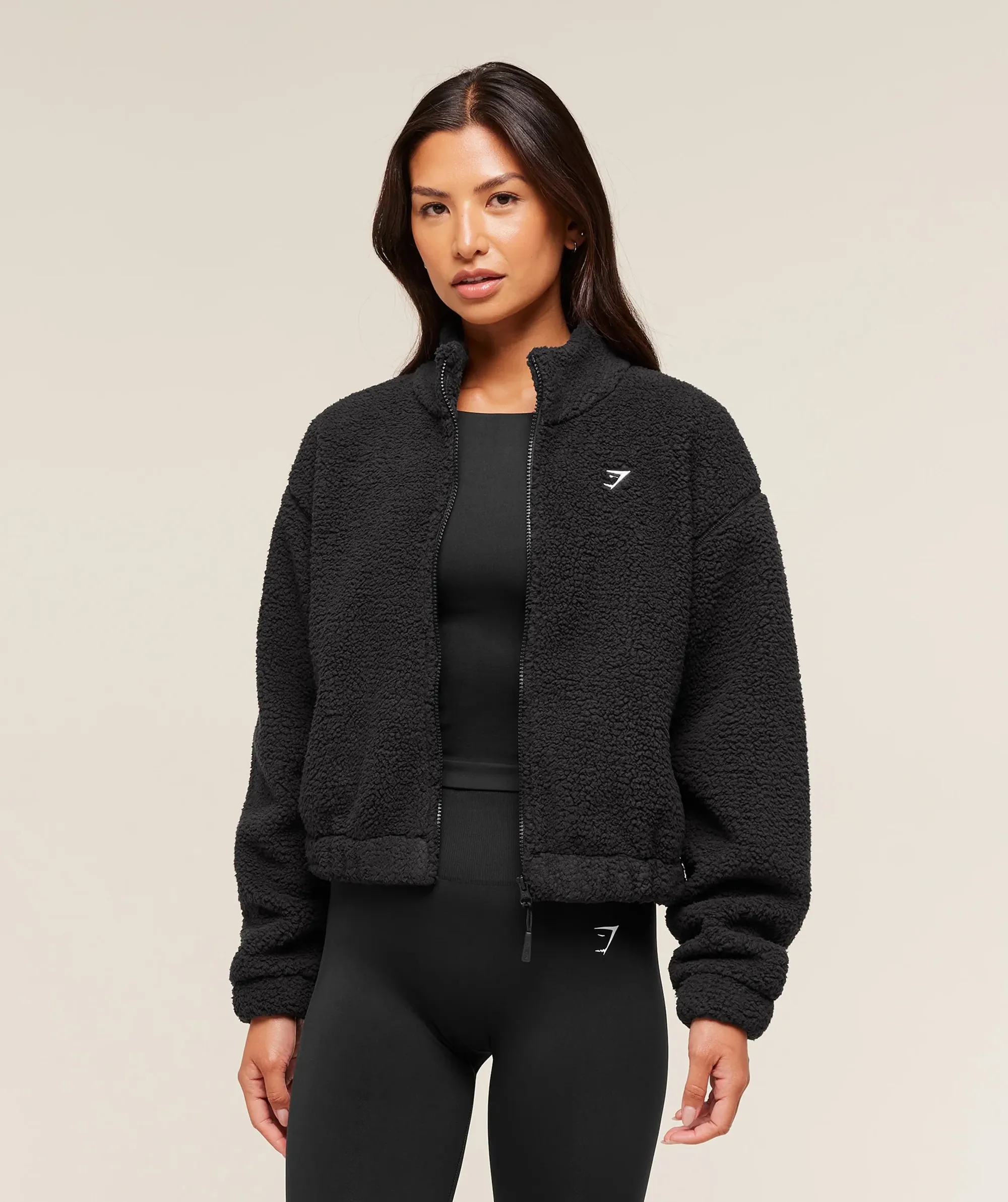 Gymshark Sherpa Jacket - Black