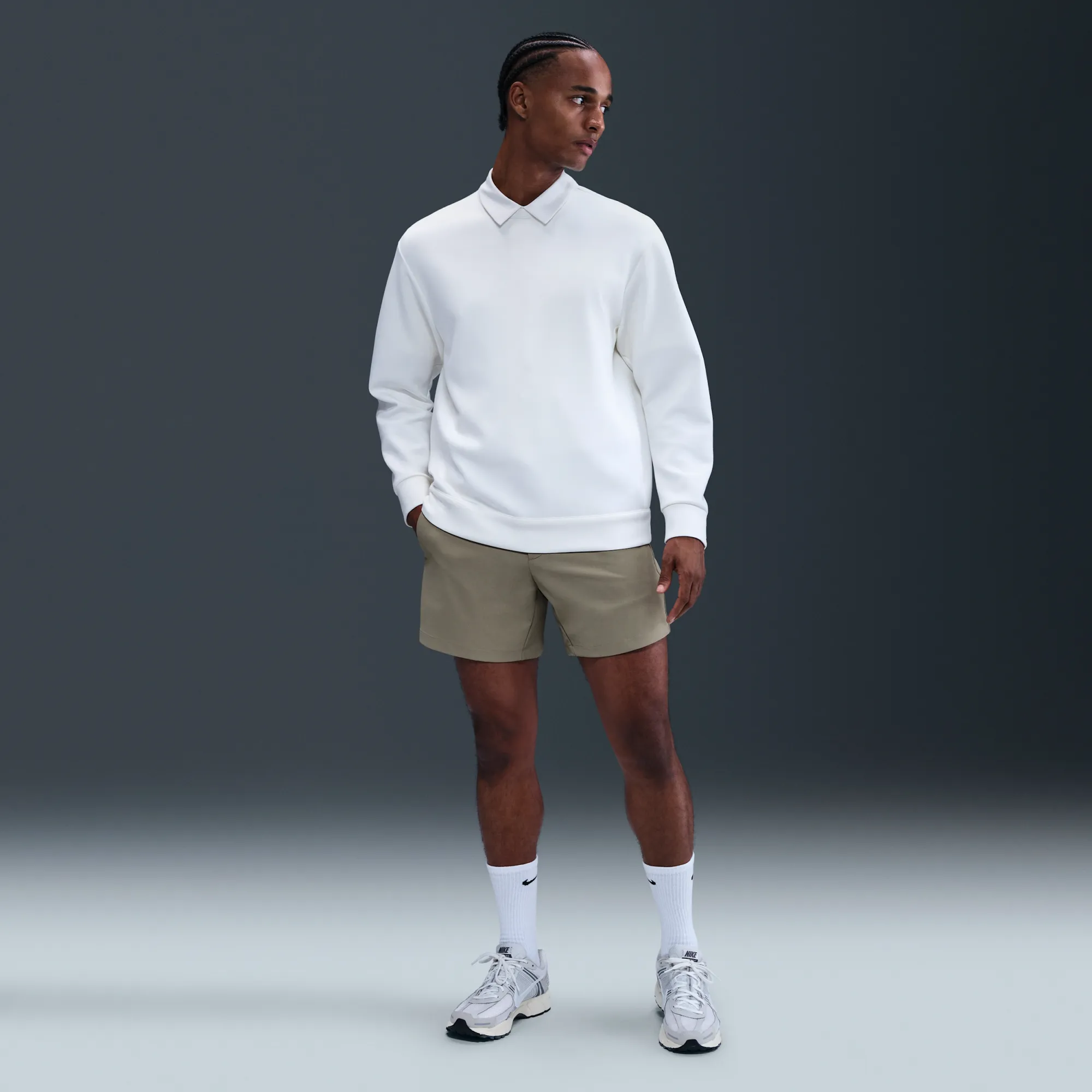 Nike 24.7 PerfectStretch Men's Dri-FIT 15cm (approx.) Shorts - Green - Polyester