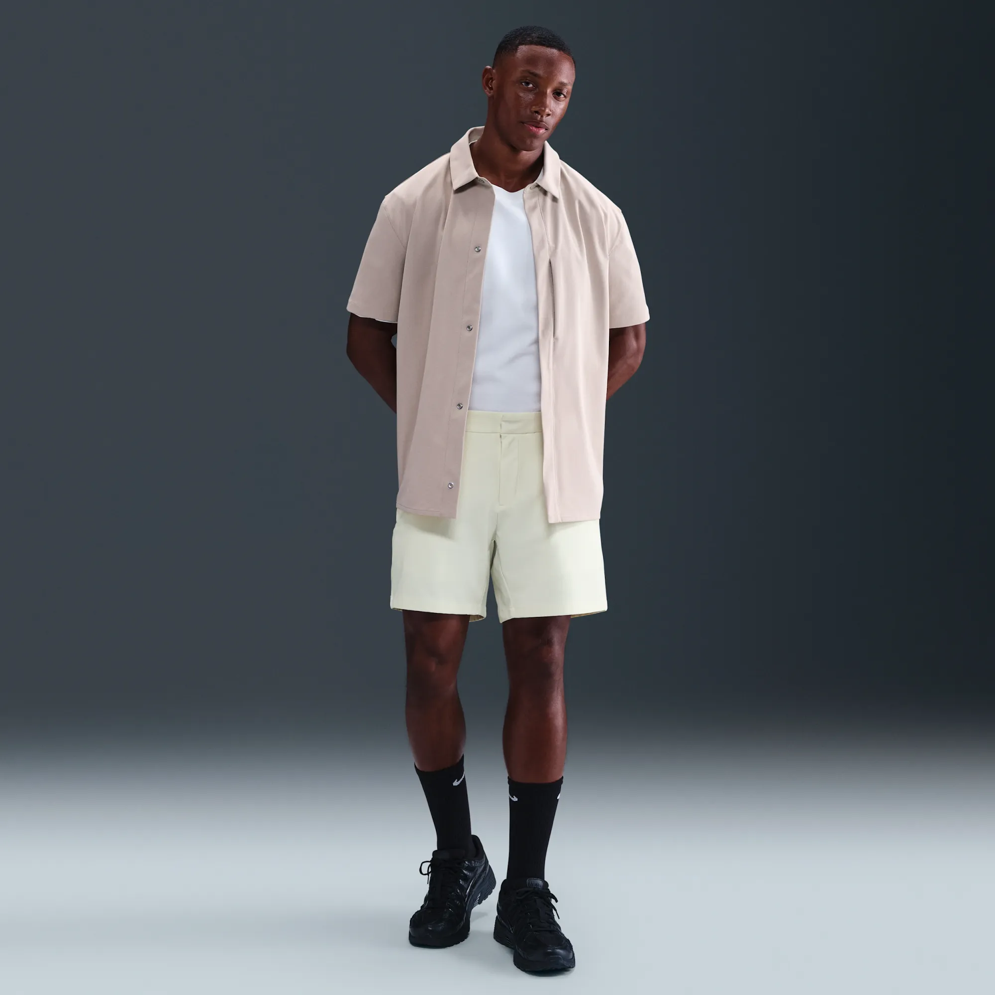 Nike 24.7 PerfectStretch Men's Dri-FIT 15cm (approx.) Shorts - White - Polyester