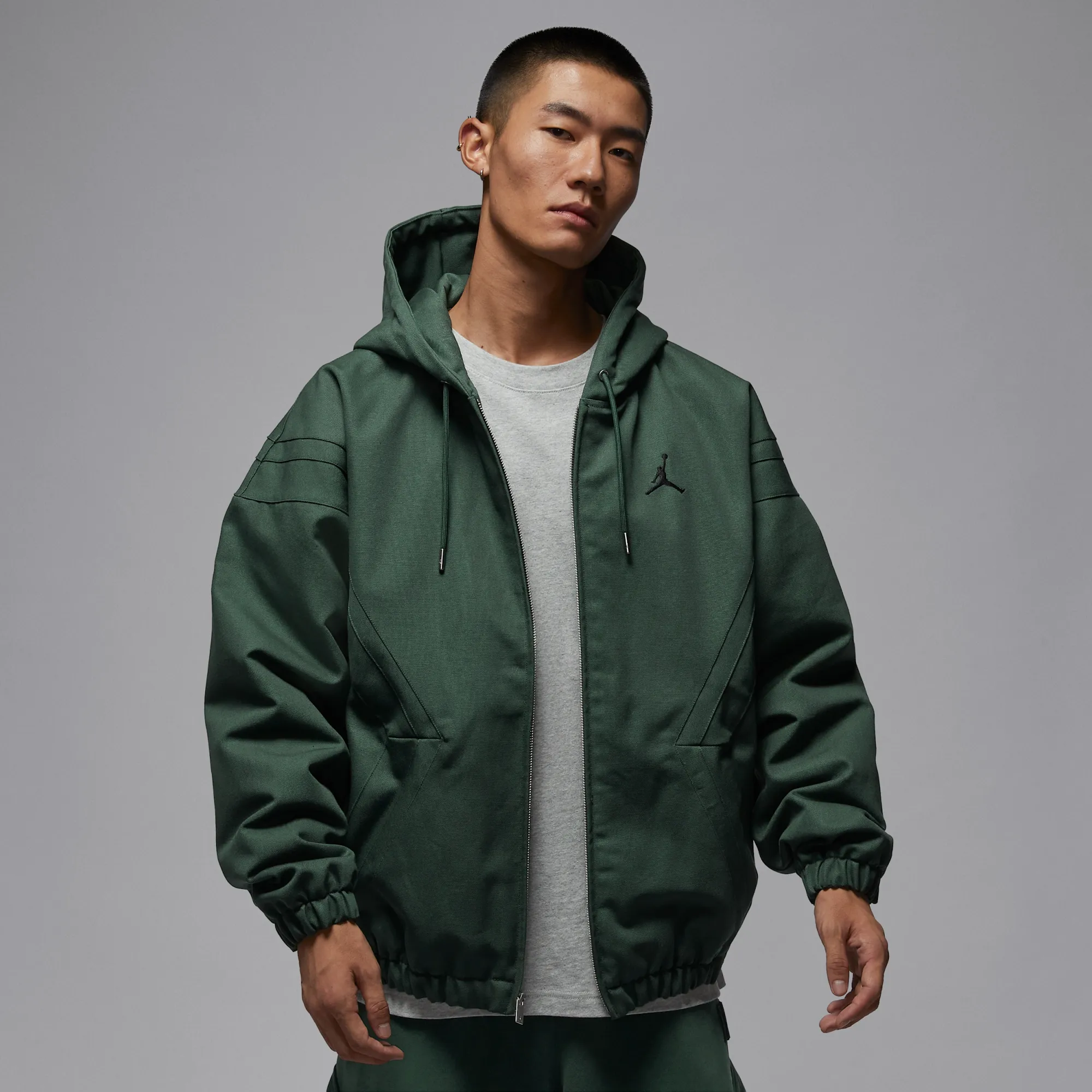 Nike Jordan Flight Men's Draft Jacket - Green - Cotton | HV1848