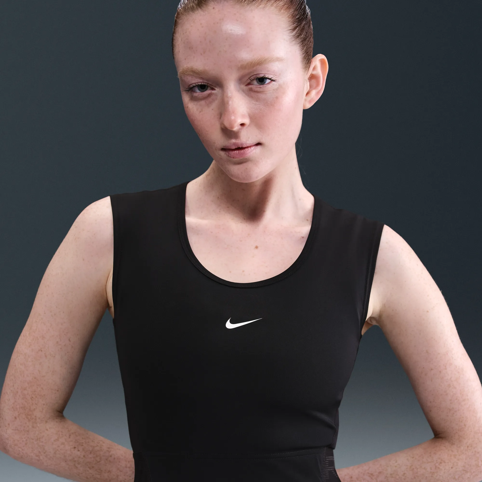 Nike Pro Women's Dri-FIT Tank Top - Black - Polyester/Elastane