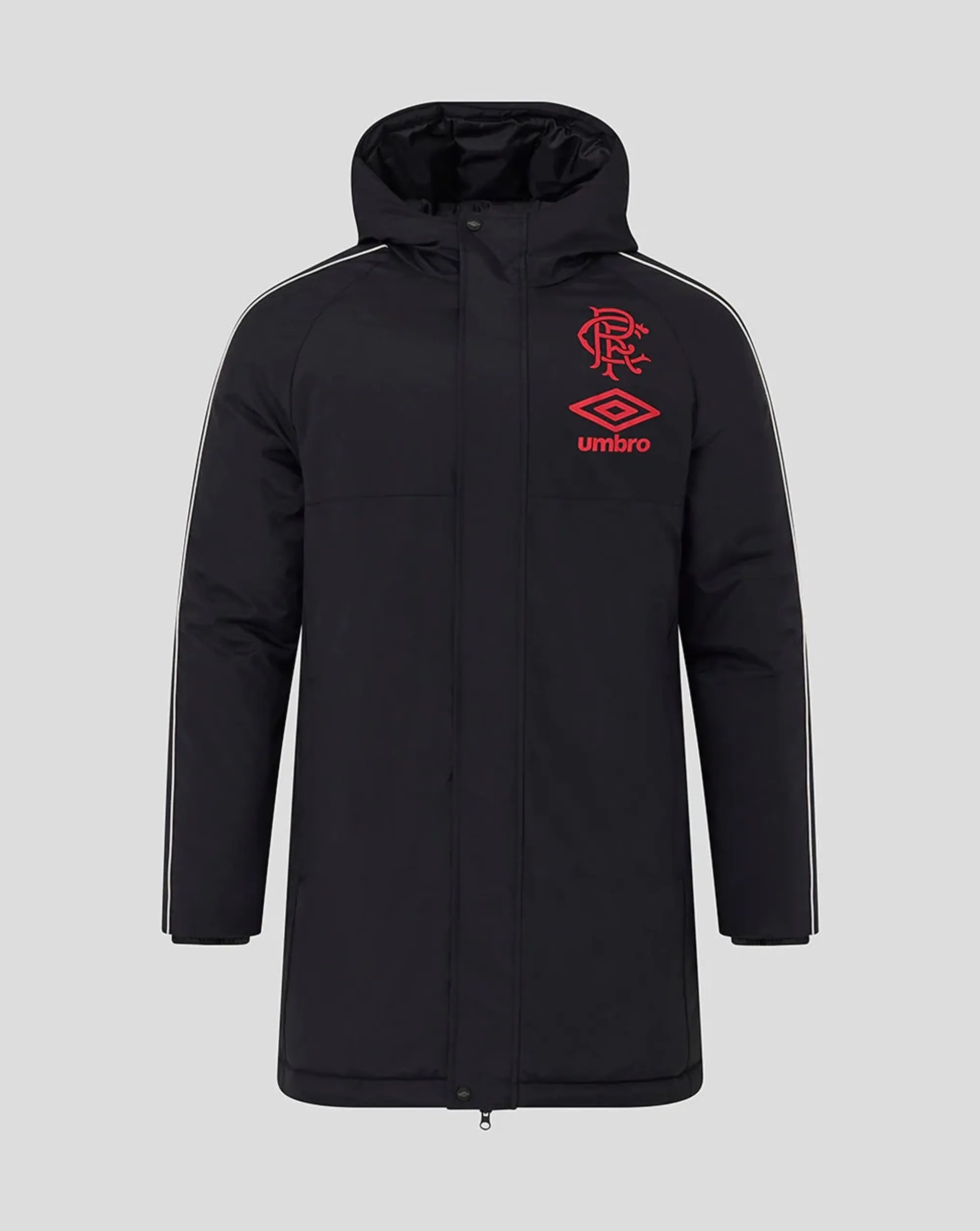 Castore Rangers Adult 25/26 Travel Bench Jacket - Caviar