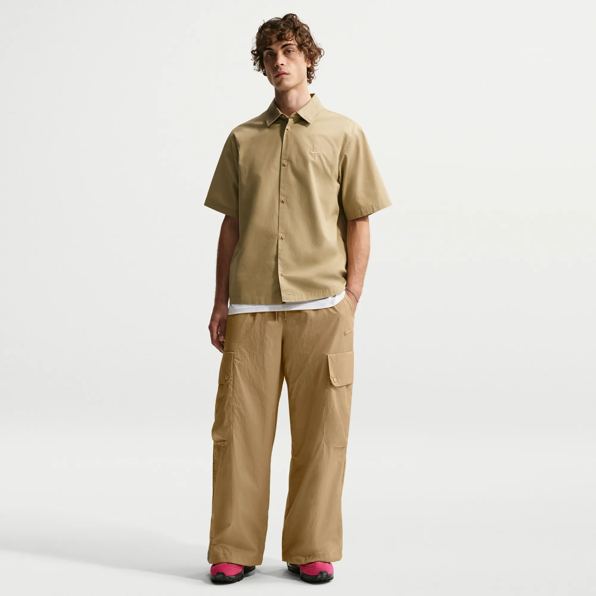 Nike Project F.R.O.G. Men's Transparent Cargo Trousers - Brown - Nylon