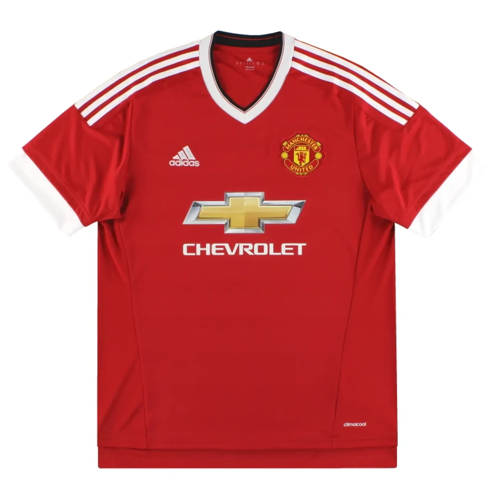 2015-16 Manchester United adidas Home Shirt XL - Manchester United / Excellent 