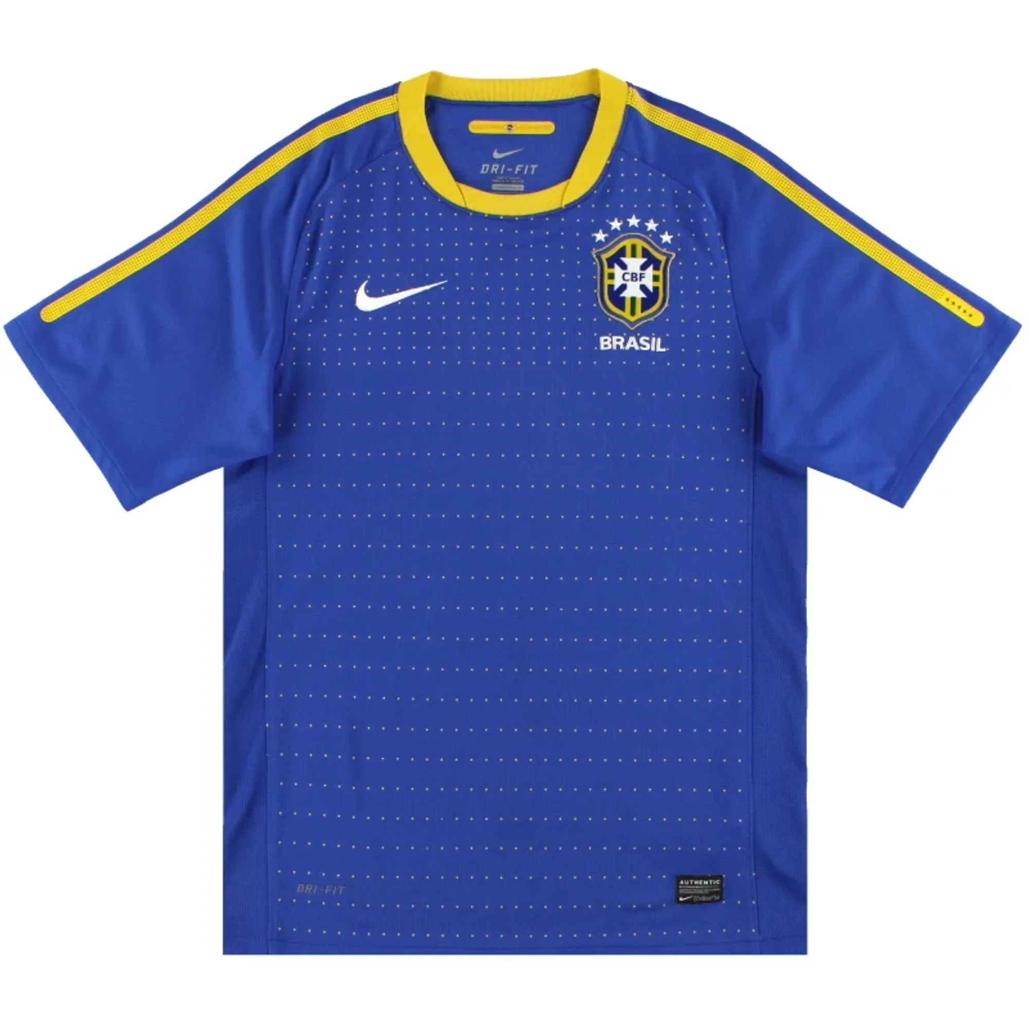2010-11 Brazil Nike Away Shirt M - Brazil / Excellent 