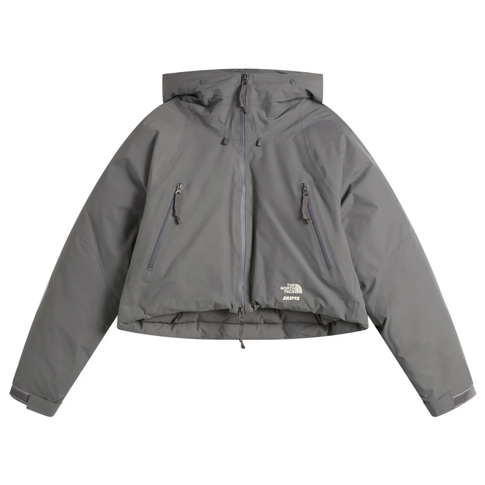 The North Face Women's x Project K W Crop Insulated Jacket Sk Gunmetal