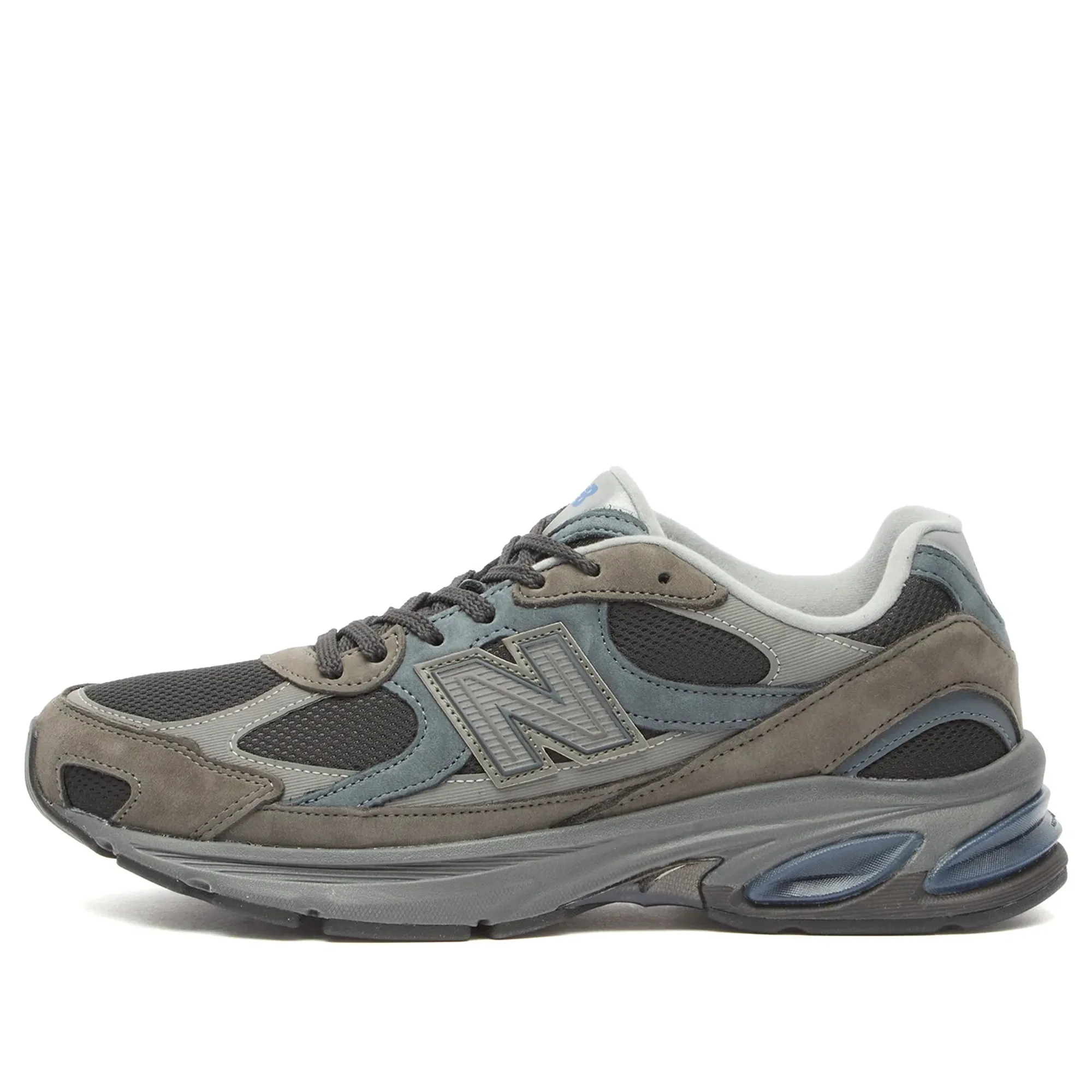 New Balance Unisex 2010 in Grey/Black Leather