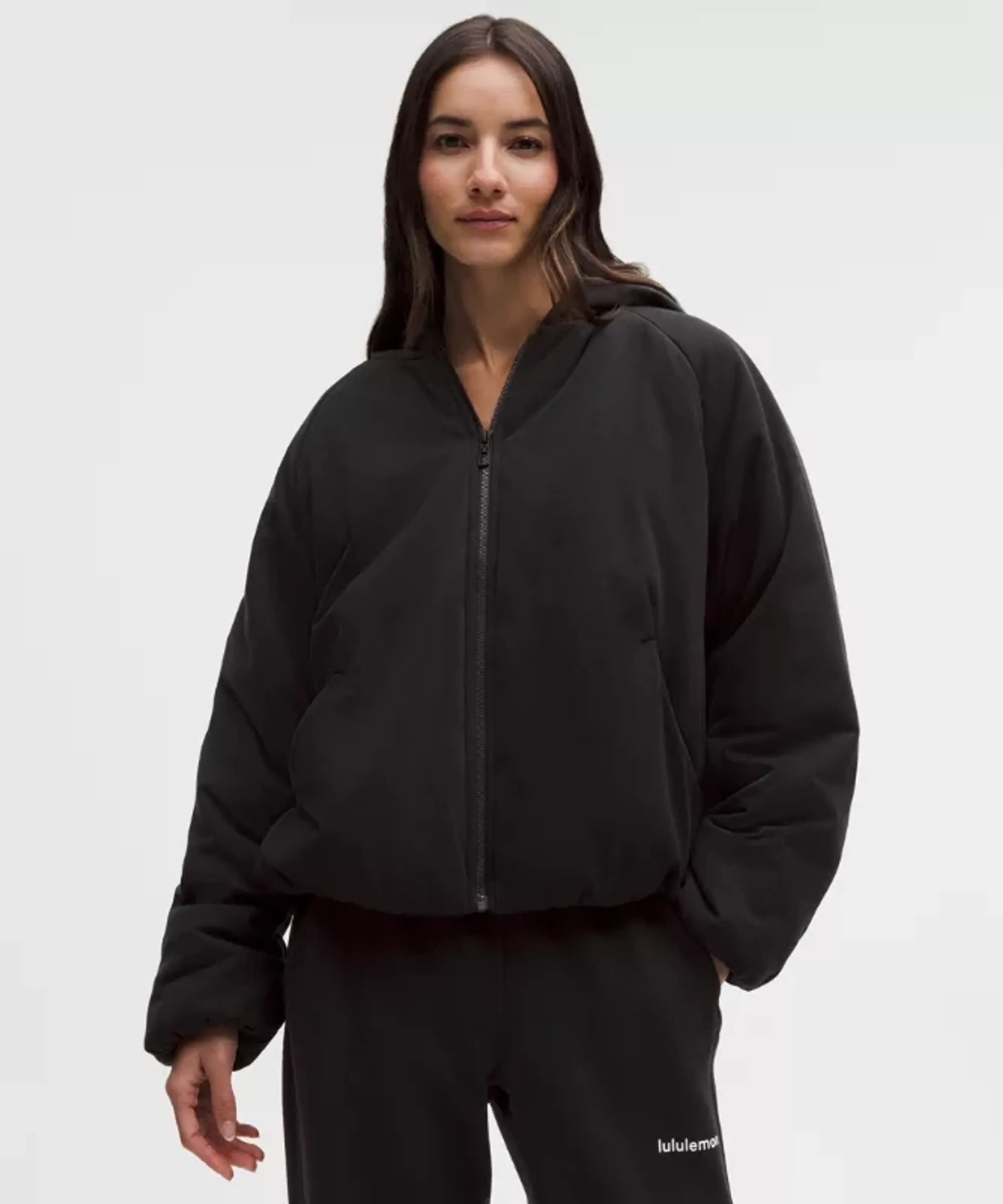 lululemon – Women's Insulated Full-Zip Hoodie – Color Black – Size Large