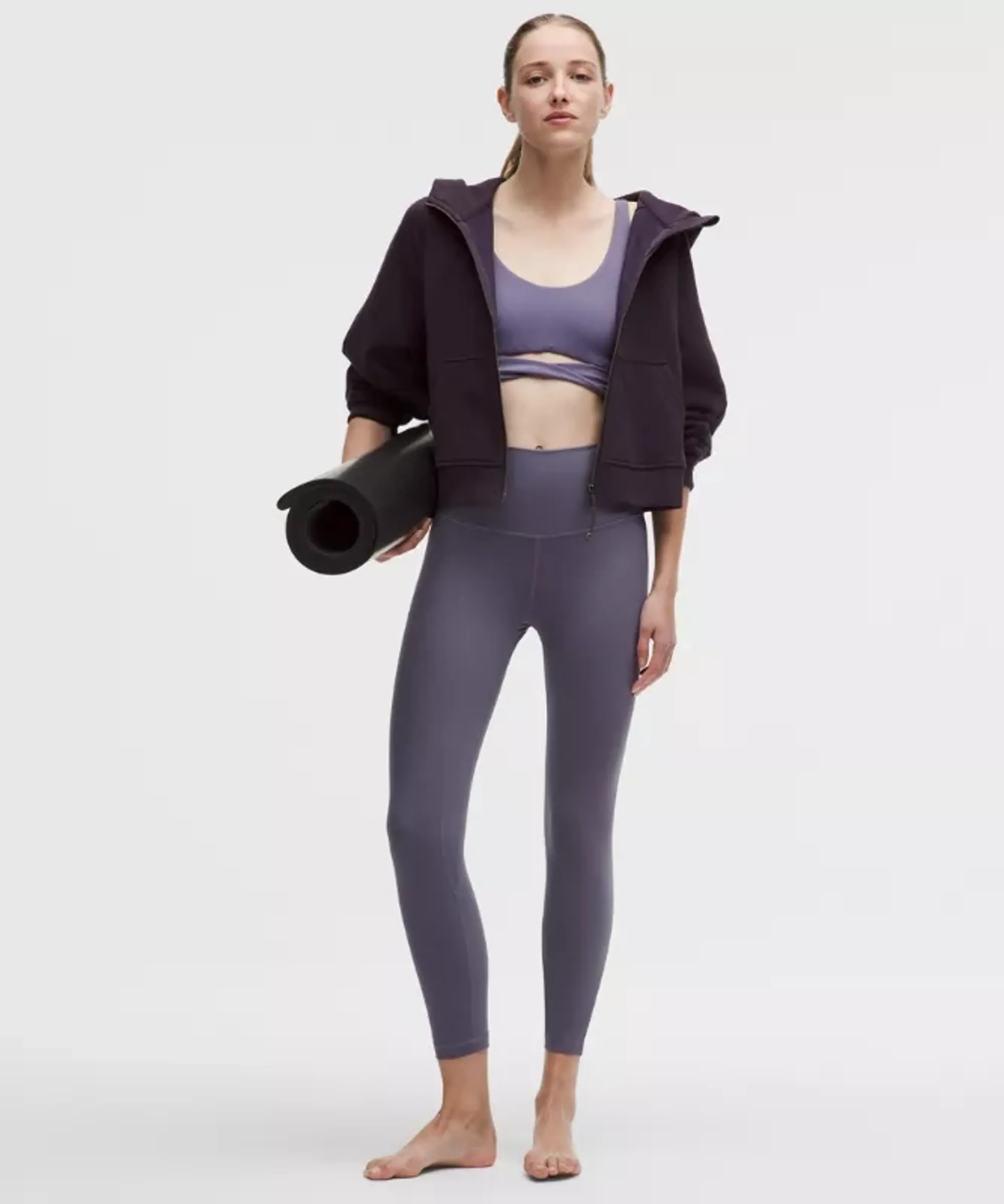 lululemon – Women's Align High-Rise Crop Leggings – 23" – Color Purple – Size 0