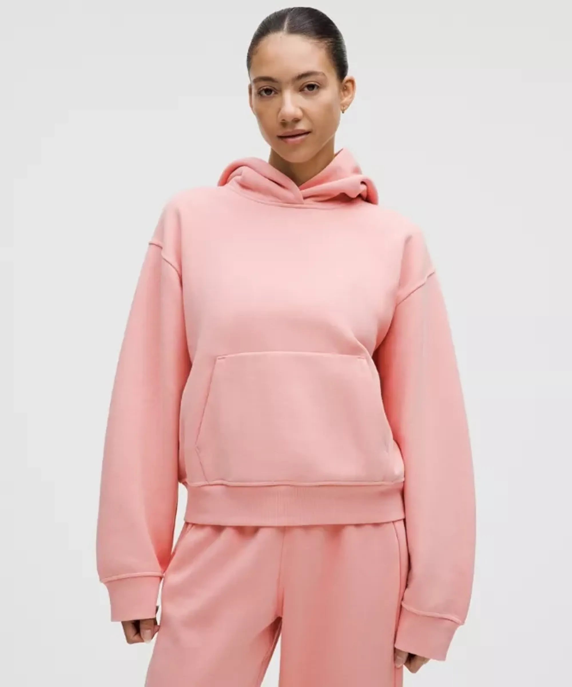 lululemon – Women's Steady State Oversized Hoodie – Color Pink – Size Large