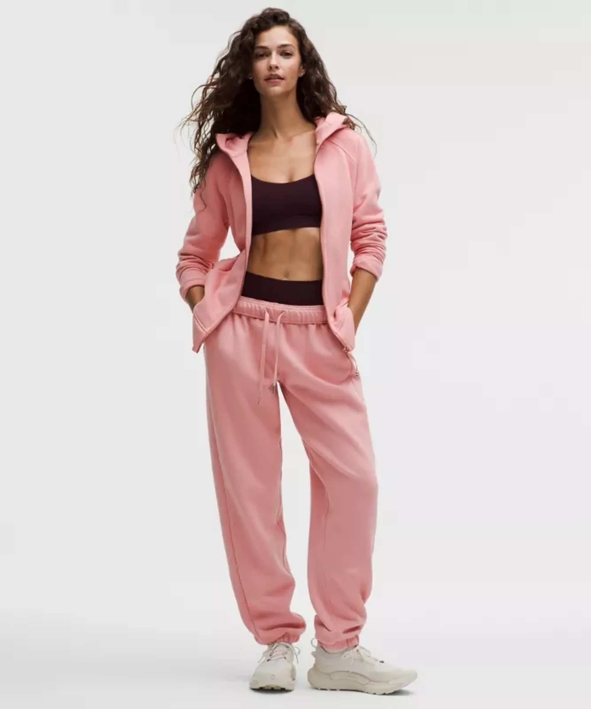 lululemon – Women's Scuba Mid-Rise Oversized Joggers Regular – Color Pink – Size Large