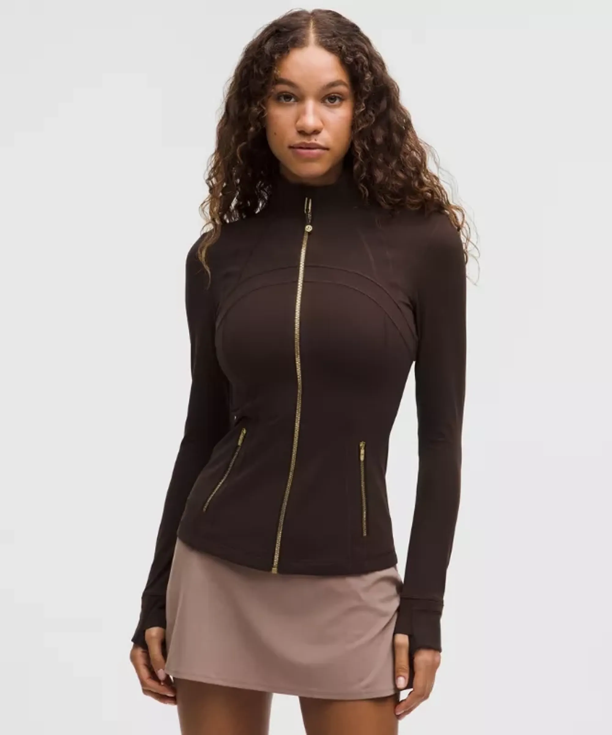 lululemon – Women's Define Jacket Nulu – Color Gold/Brown – Size 0