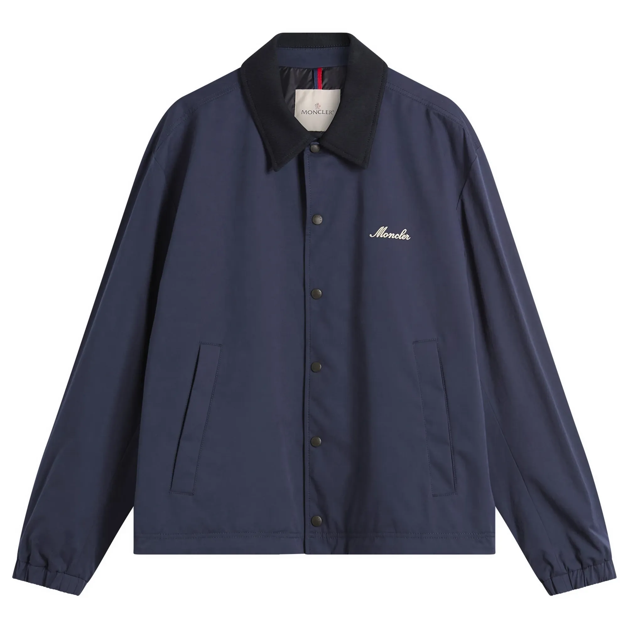 Moncler Men's Arinell Brushed Cotton Shirt Jacket Navy