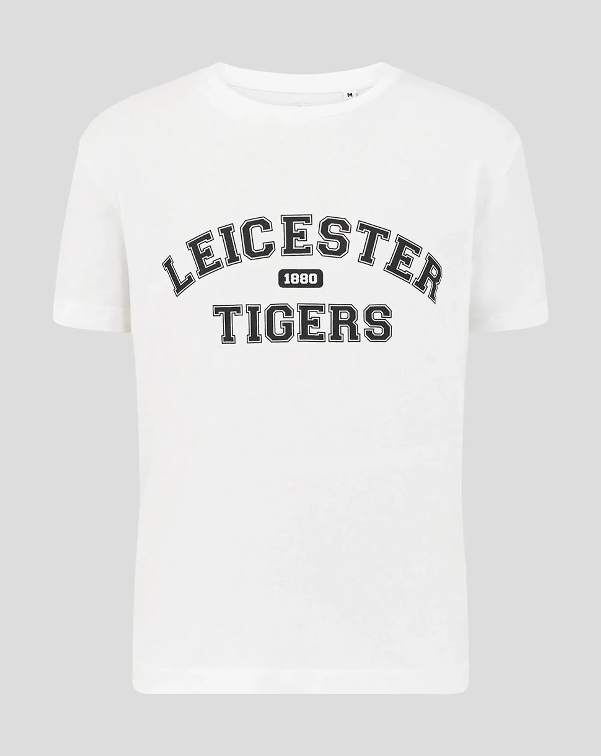Castore Leicester Tigers Junior 25/26 Varsity Short Sleeve T-shirt - White