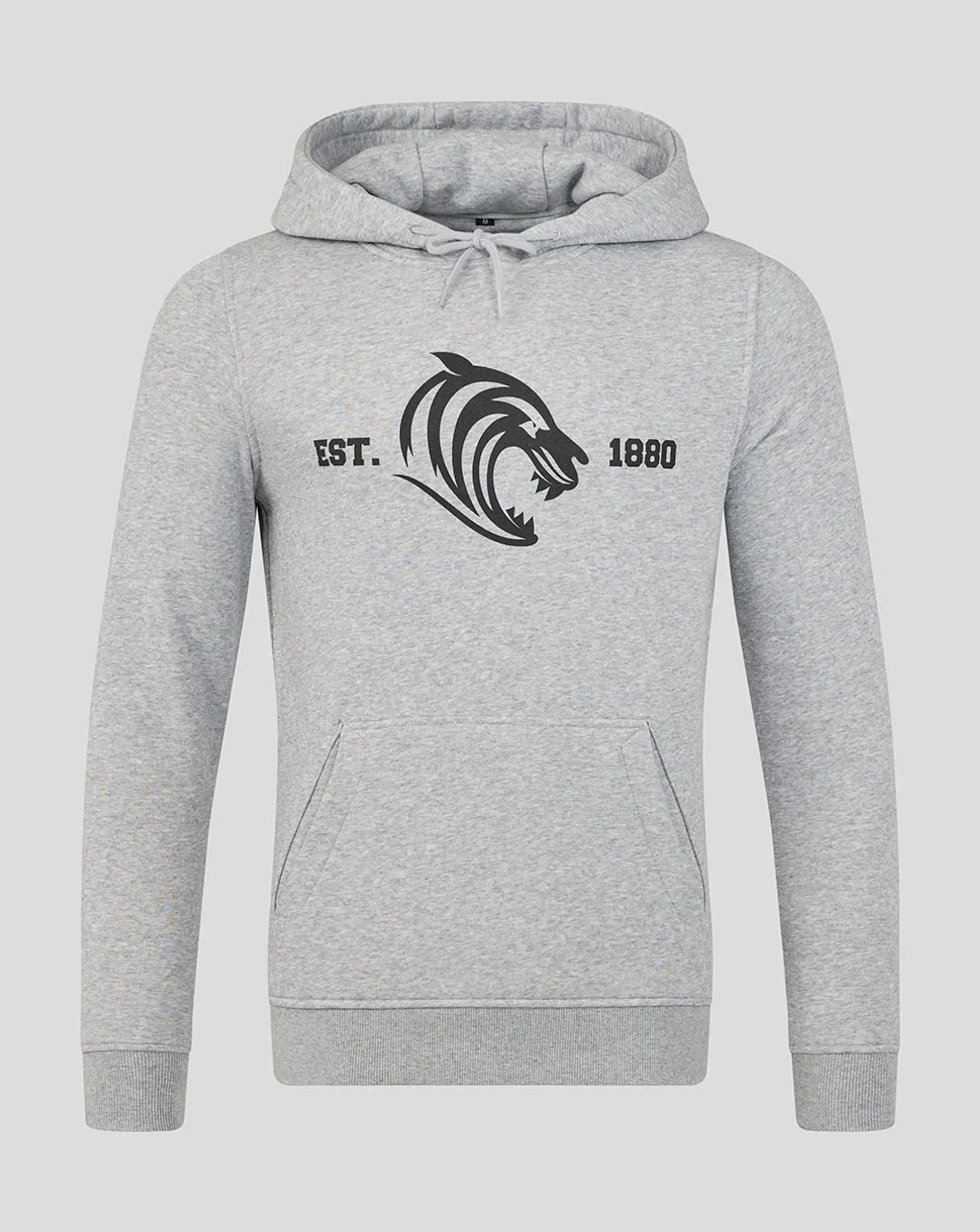 Castore Leicester Tigers Unisex 25/26 Varsity 1880 Hoodie - Grey