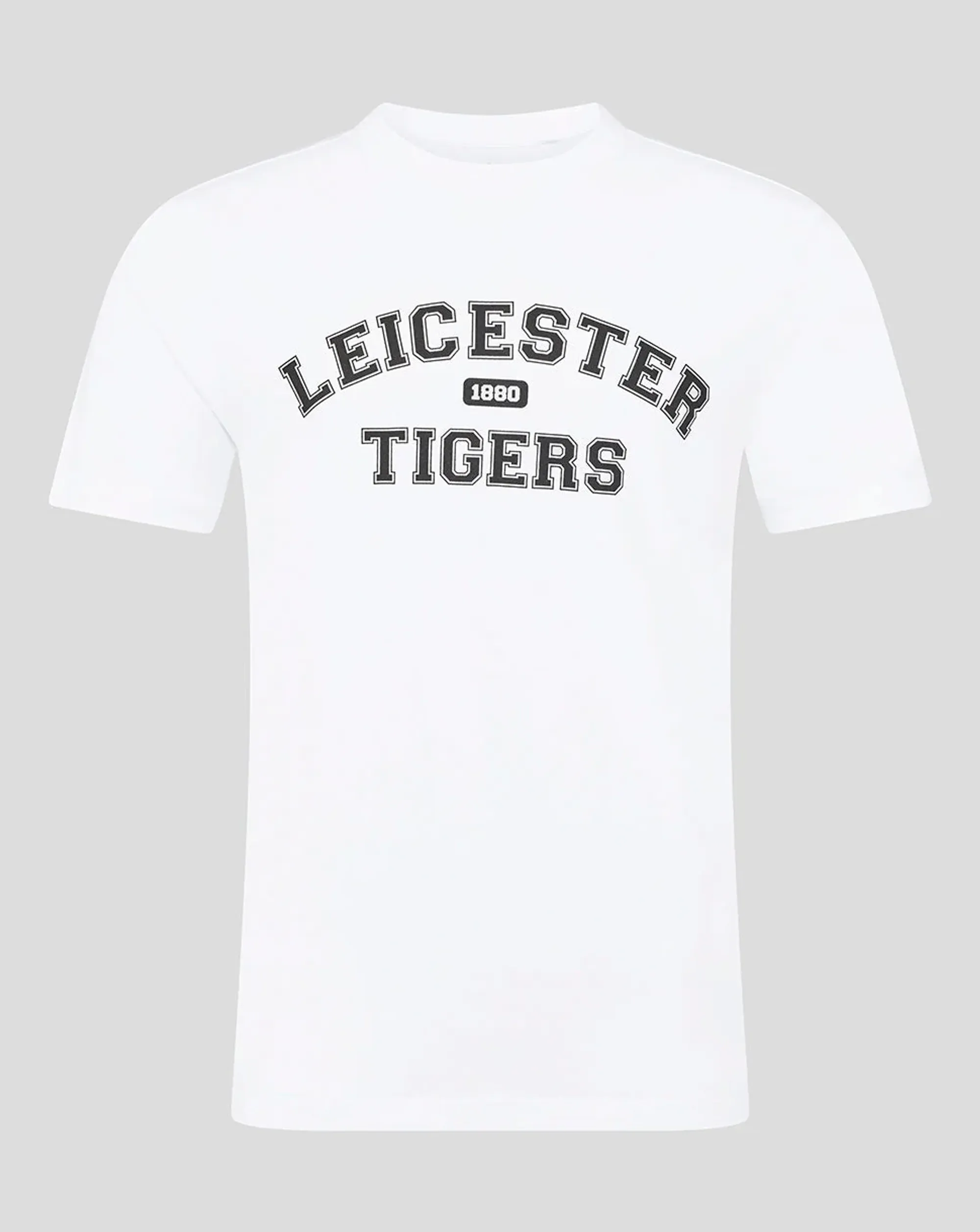Castore Leicester Tigers Unisex 25/26 Varsity Tigers Shirt Sleeve T-shirt - Charcoal