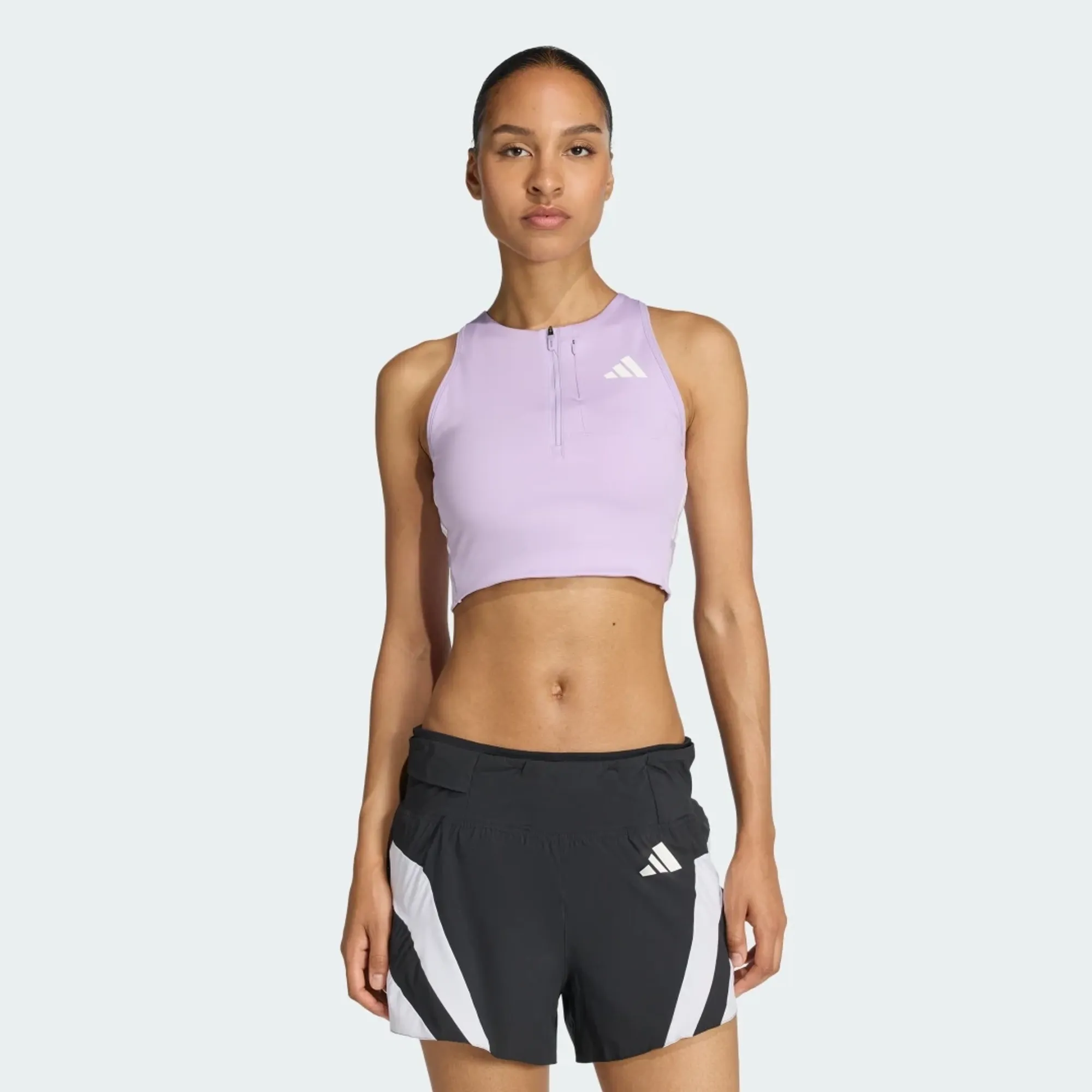 adidas Adizero Running Gel Pocket Crop Top