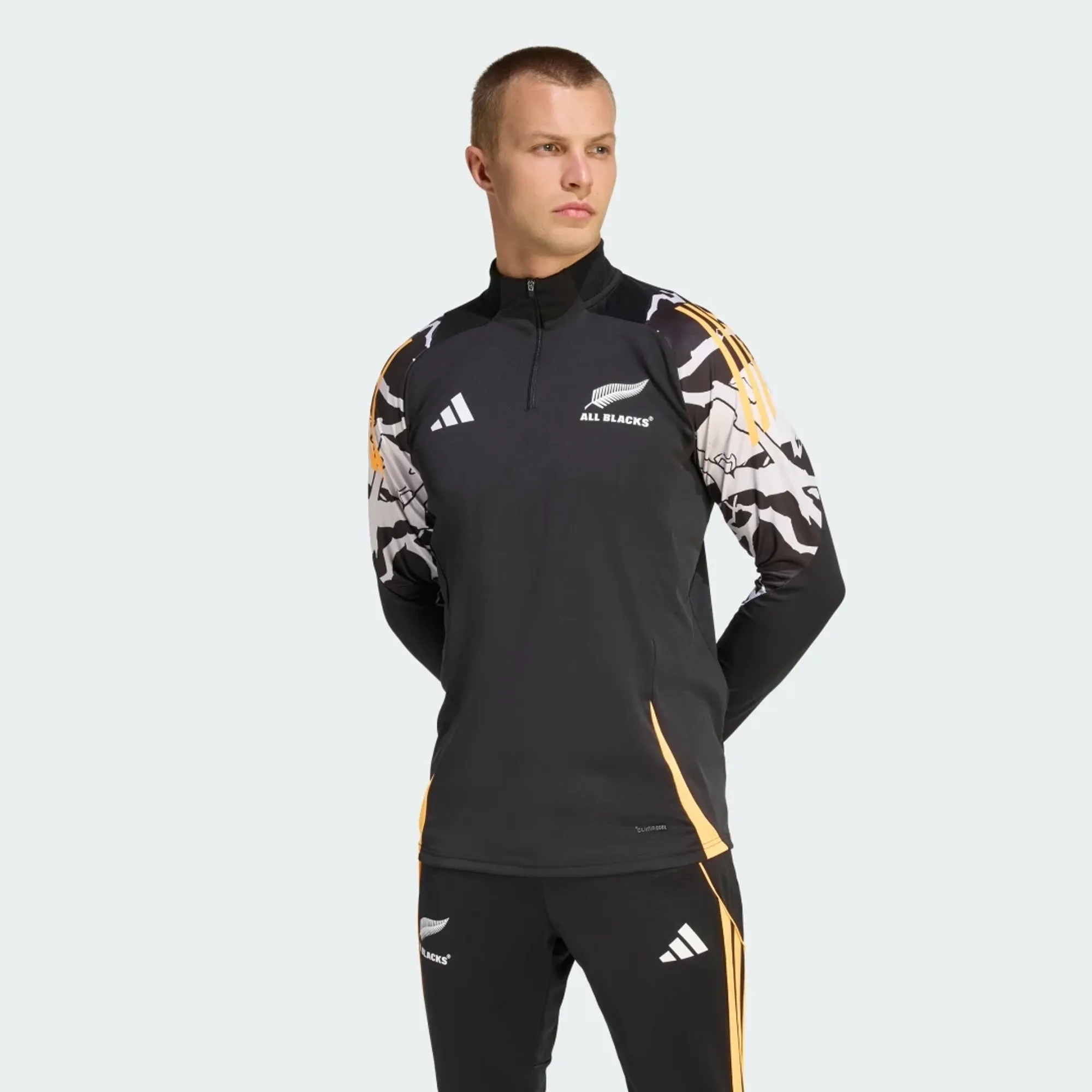 adidas ALL BLACKS MARVEL TRAINING TOP