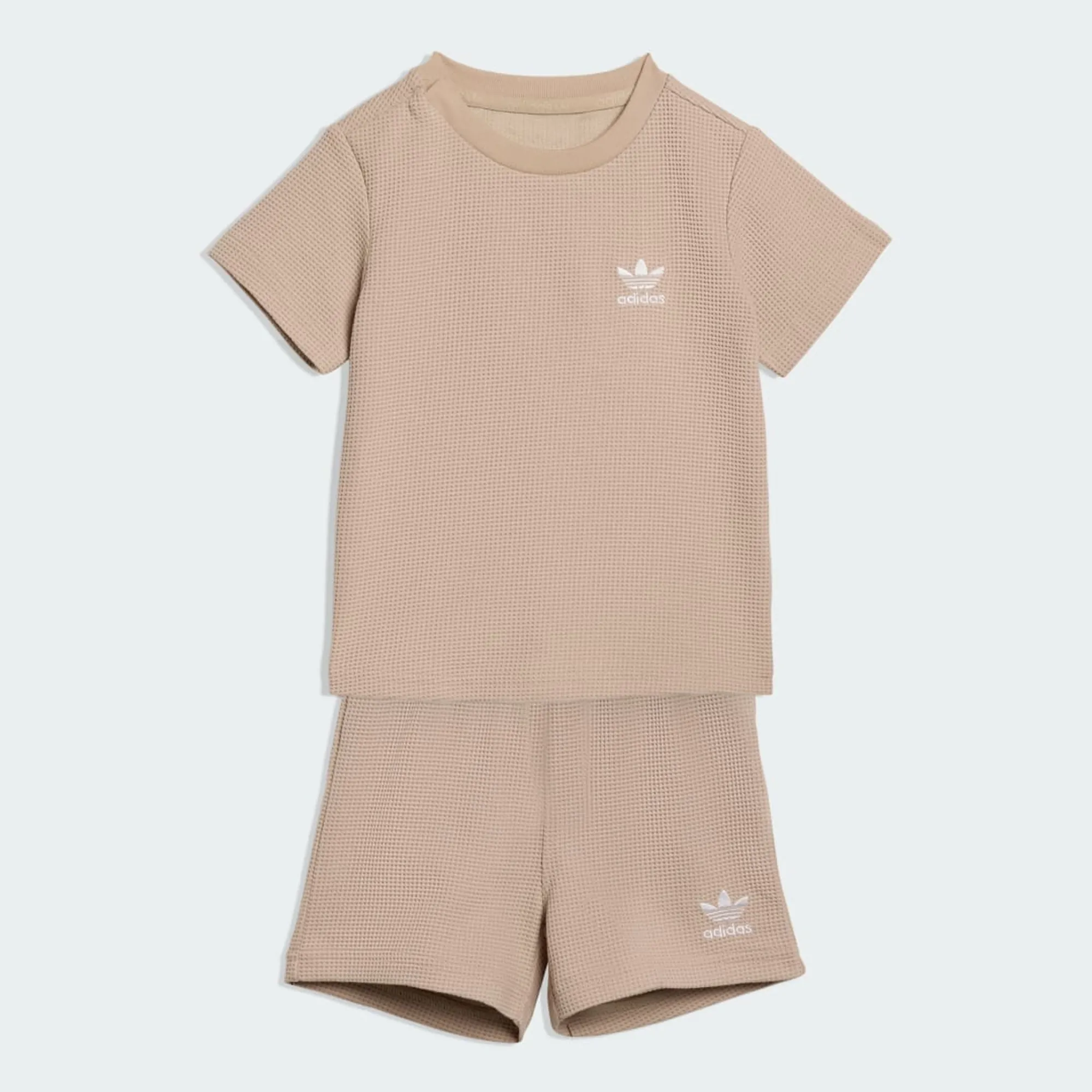 adidas REGULAR WAFFLE SHORT T-SHIRT SET