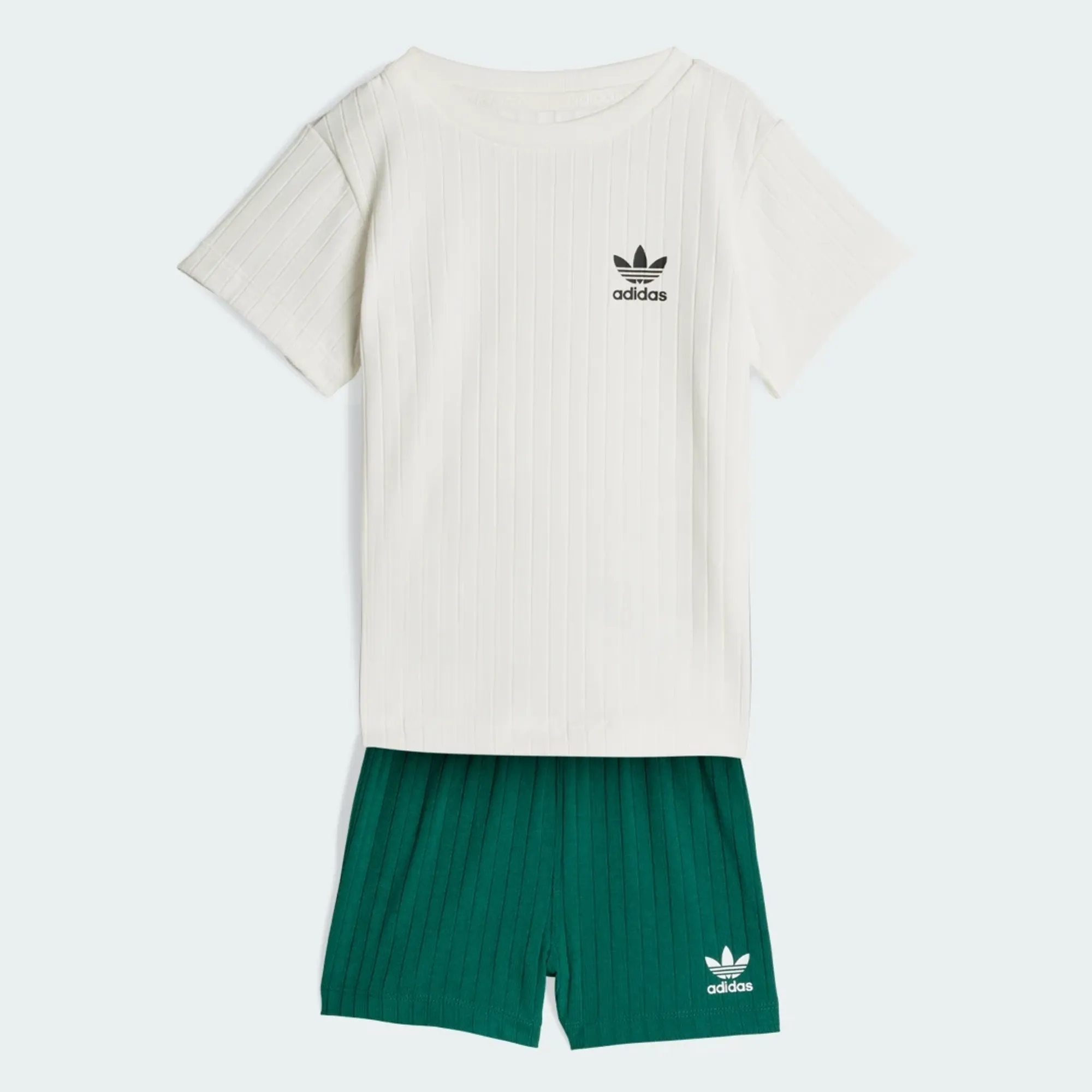 adidas REGULAR WIDE RIB SHORT T-SHIRT SET