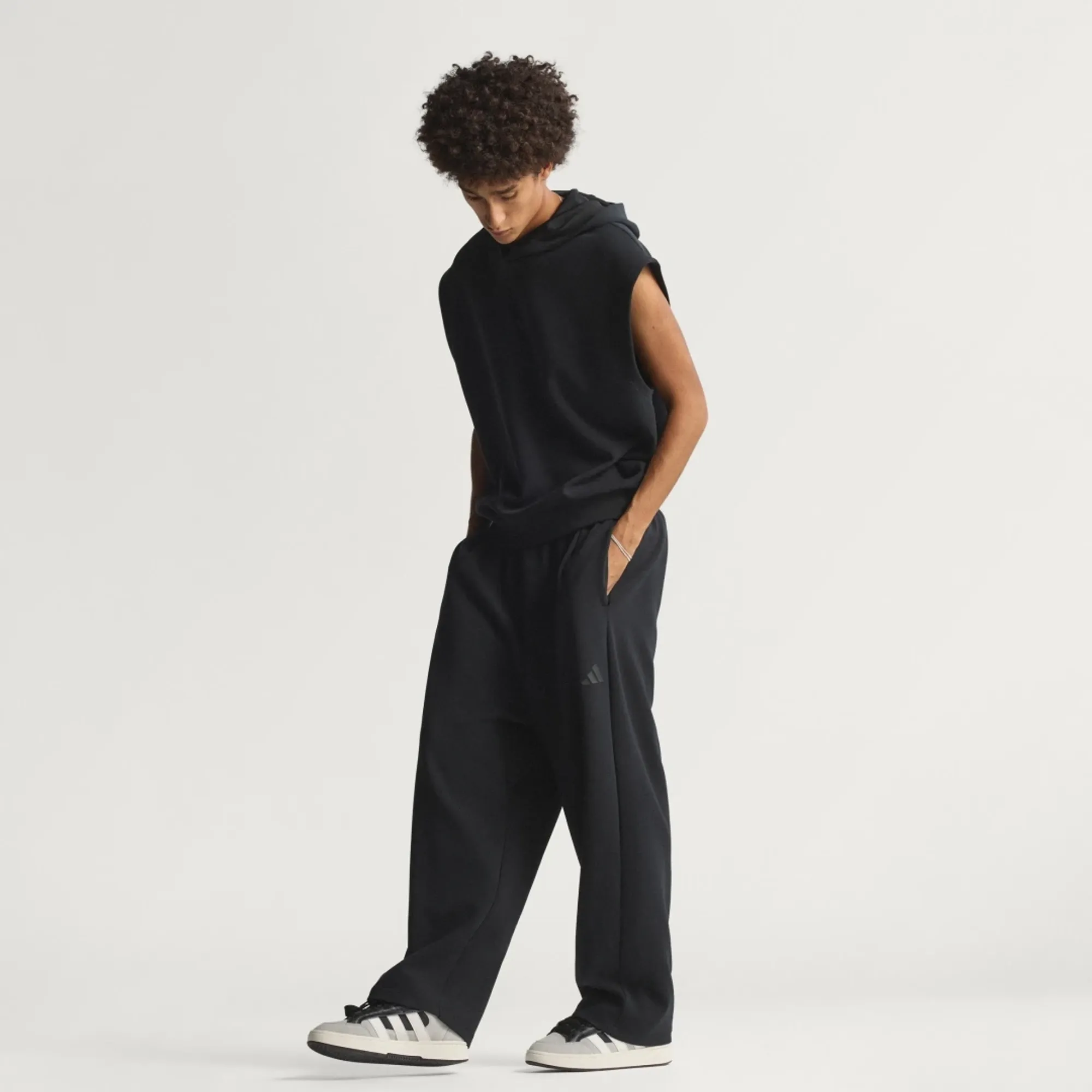 adidas Soft Lux Straight Leg Tracksuit Bottoms