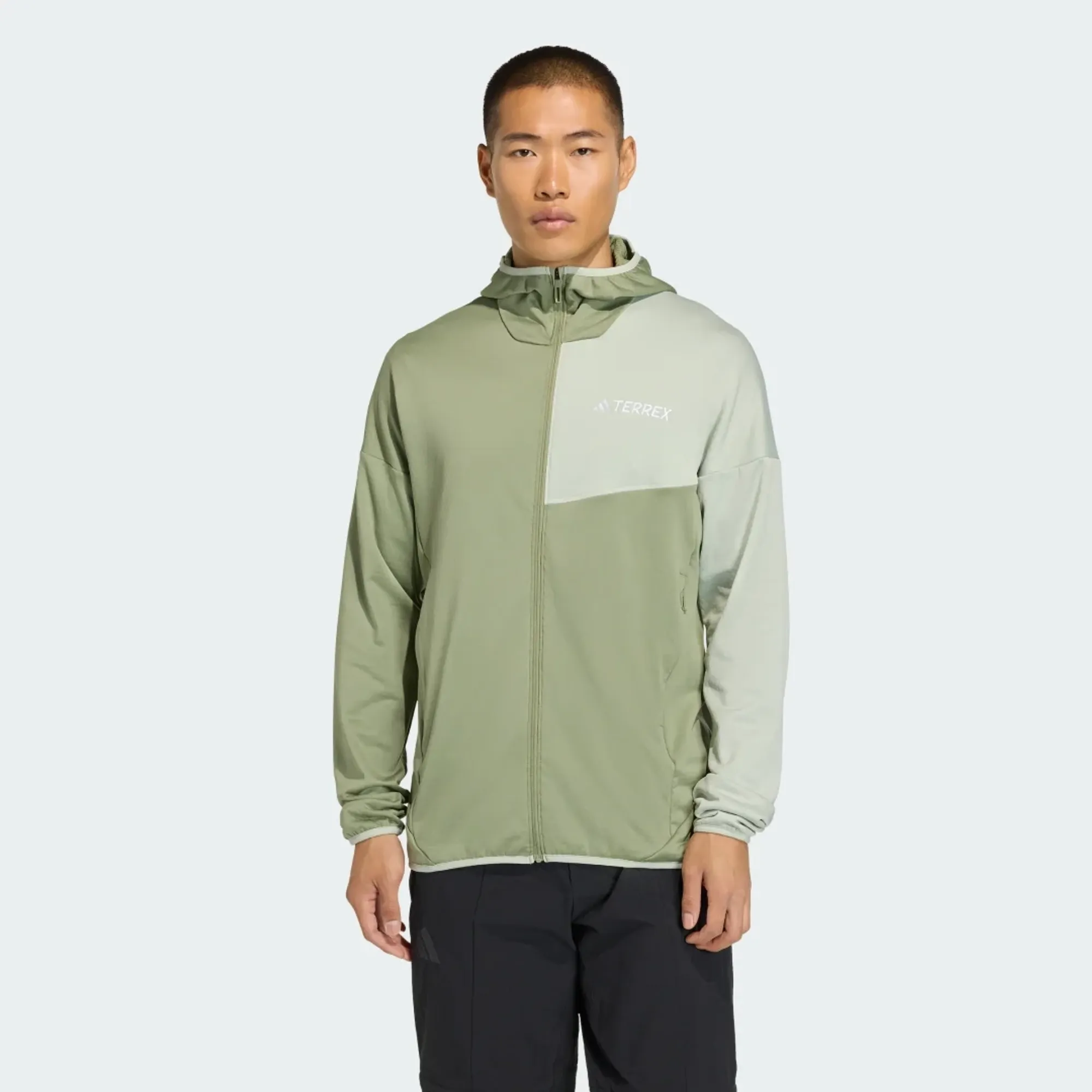 adidas Terrex Xperior CLIMAWARM Light Fleece Hooded Jacket