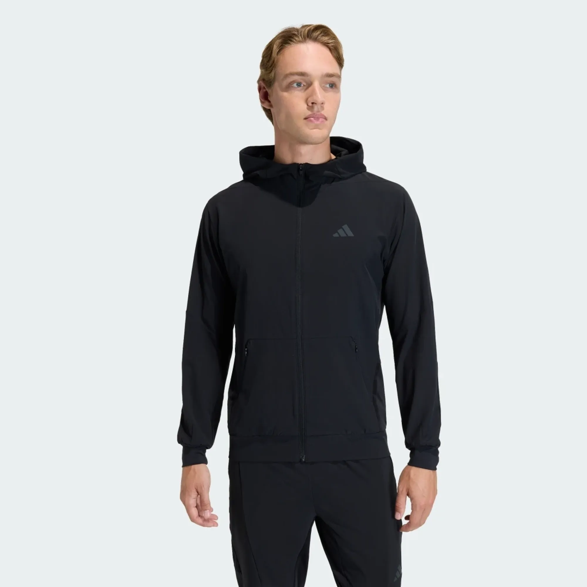 adidas D4T WORKOUT FULL-ZIP HOODIE