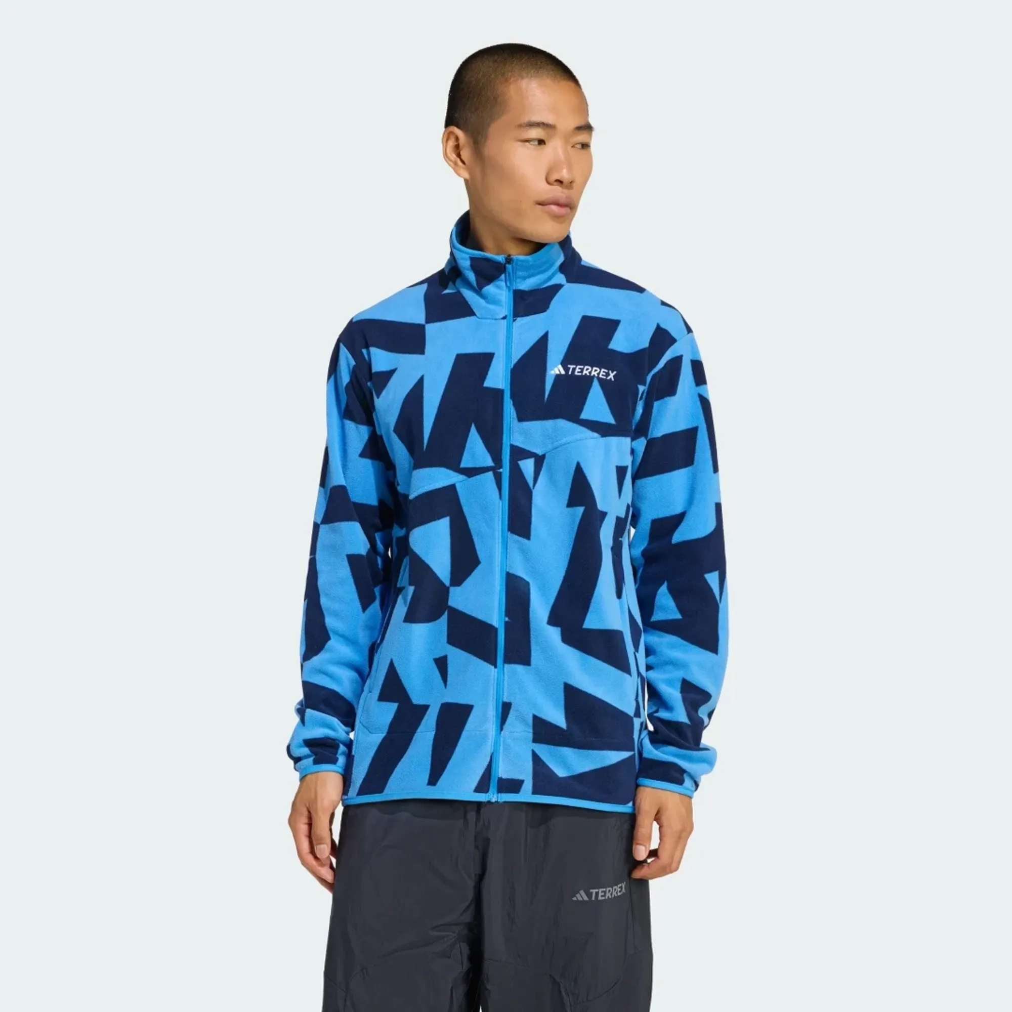 adidas Terrex Multi Printed Full-Zip Fleece Jacket