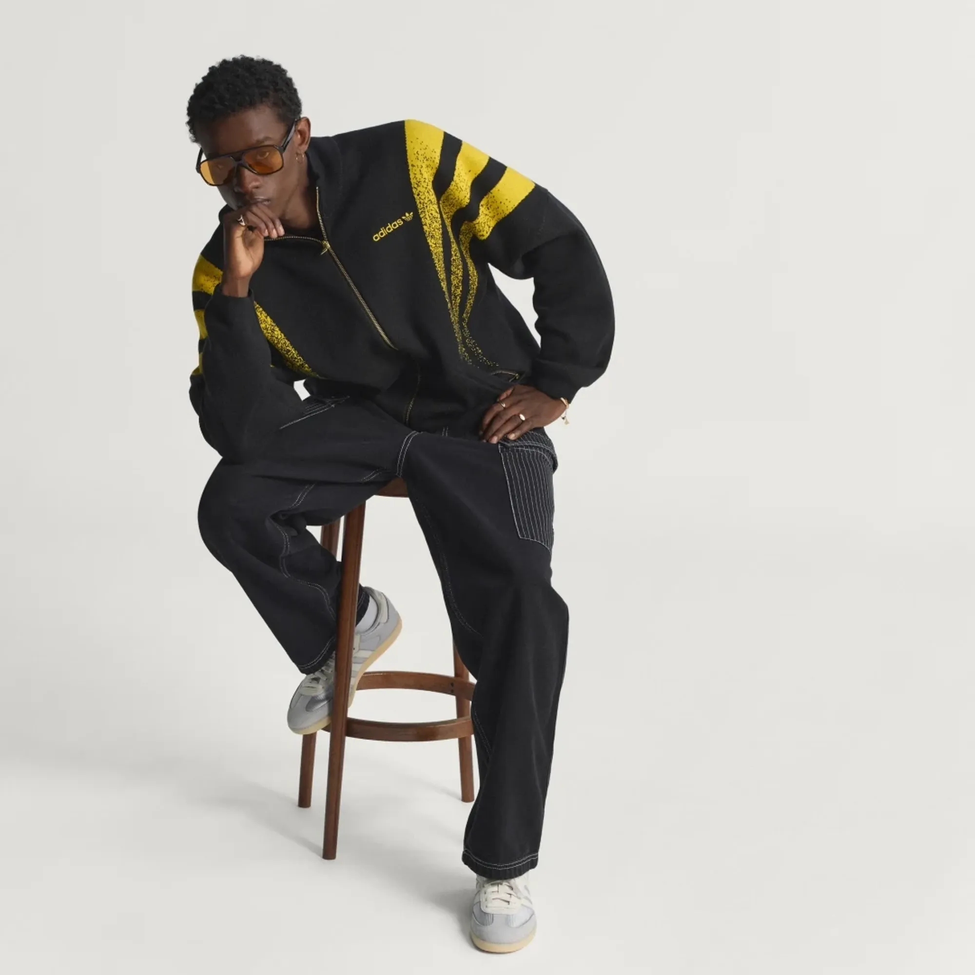 adidas SANTIAGO LOOSE FULLY FASHION KNIT JACKET